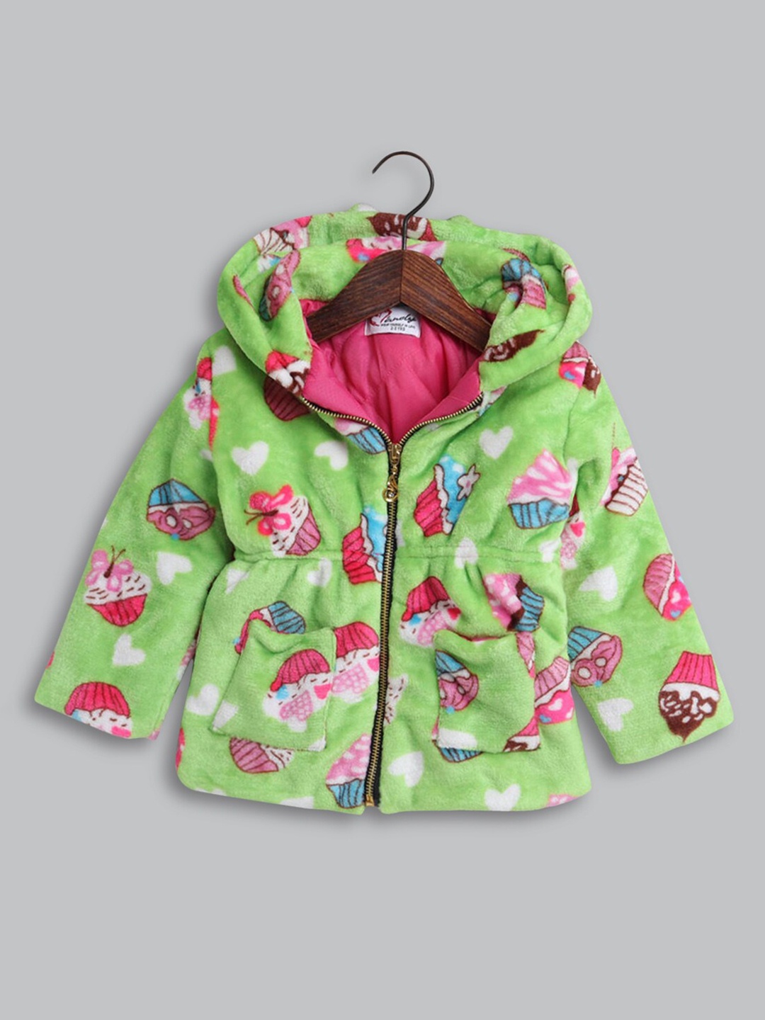 Hopscotch Girls Green Floral Tailored Jacket