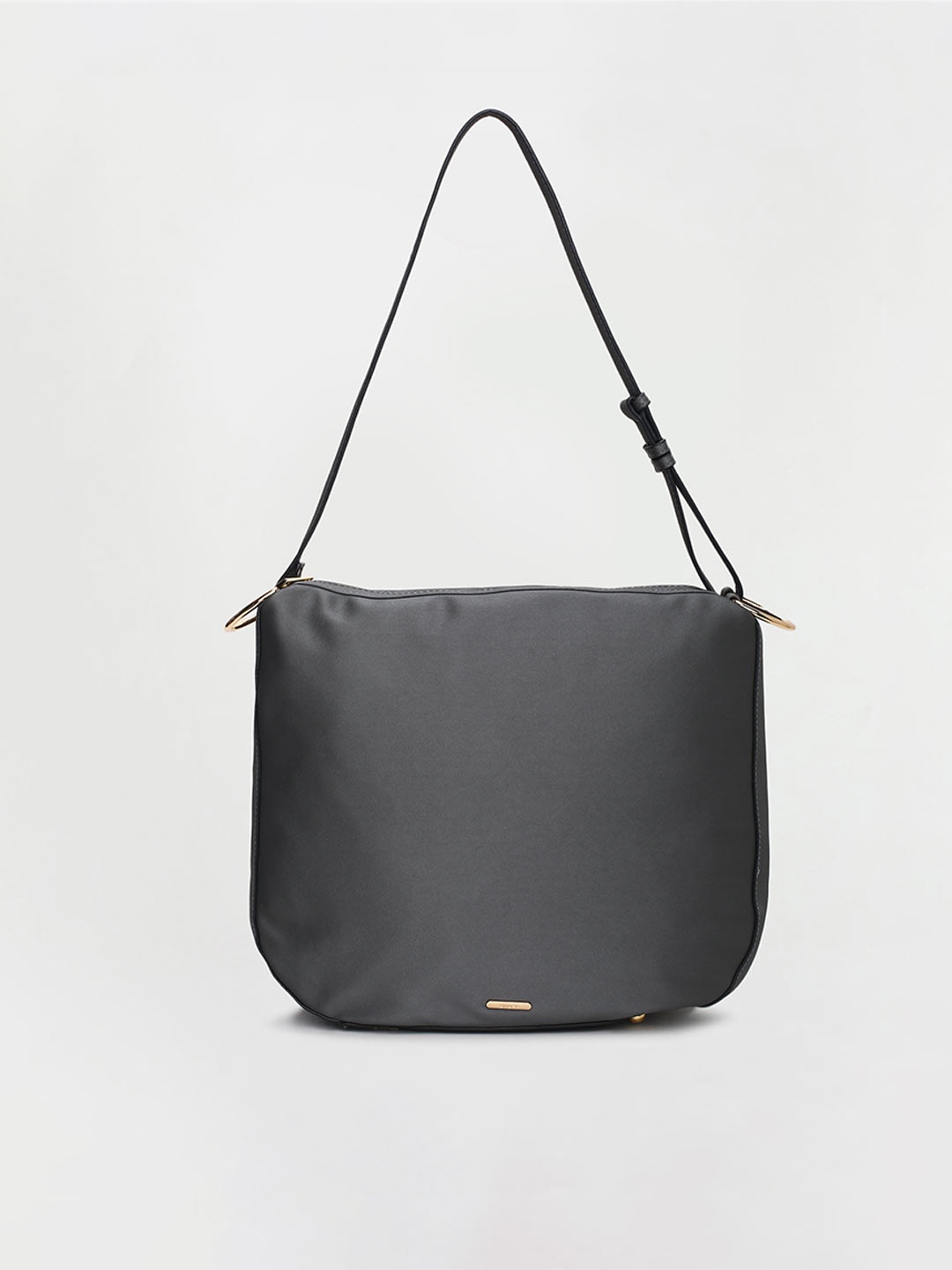 Ginger by Lifestyle Grey Shopper Hobo Bag With Tasselled