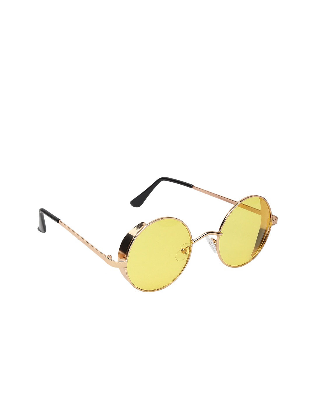 GARTH Unisex Yellow Lens & Gold-Toned Round Sunglasses UV Protected Lens RND-CUP_YLW_GRT
GARTH Unisex Yellow Lens & Gold-Toned Round Sunglasses UV Protected Lens RND-CUP_YLW_GRT