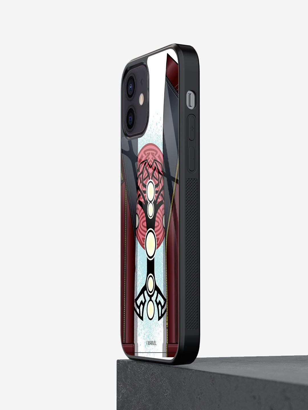macmerise Black Suit up Ravager Thor Printed iPhone 12 Back Case