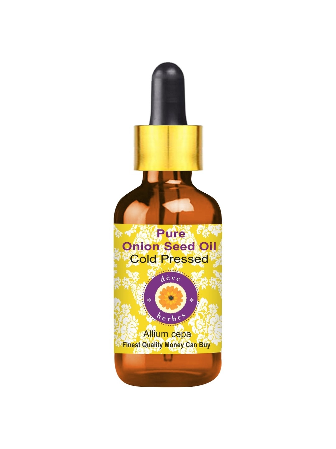 Deve Herbes Natural Therapeutic Grade Pure Onion Seed Oil with Glass Dropper - 15 ml, Yellow
Deve Herbes Natural Therapeutic Grade Pure Onion Seed Oil with Glass Dropper - 15 ml, Yellow