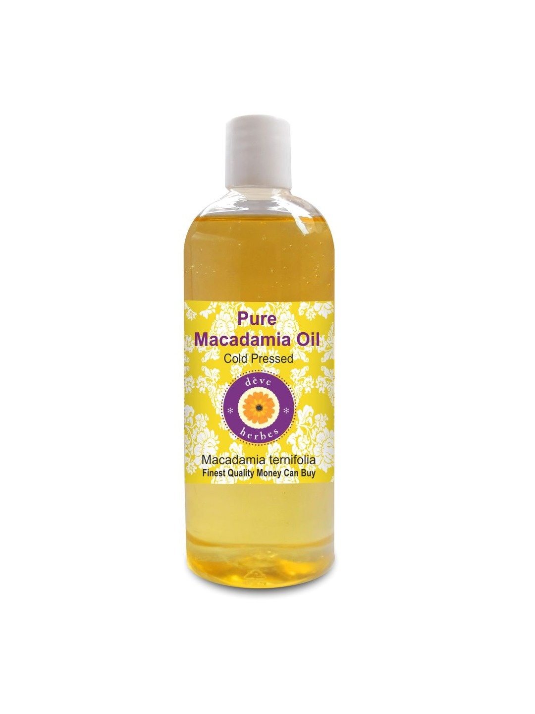 Deve Herbes Pure Macadamia Body Oil 100% Natural Therapeutic Grade Cold Pressed - 200 ml, Yellow
Deve Herbes Pure Macadamia Body Oil 100% Natural Therapeutic Grade Cold Pressed - 200 ml, Yellow