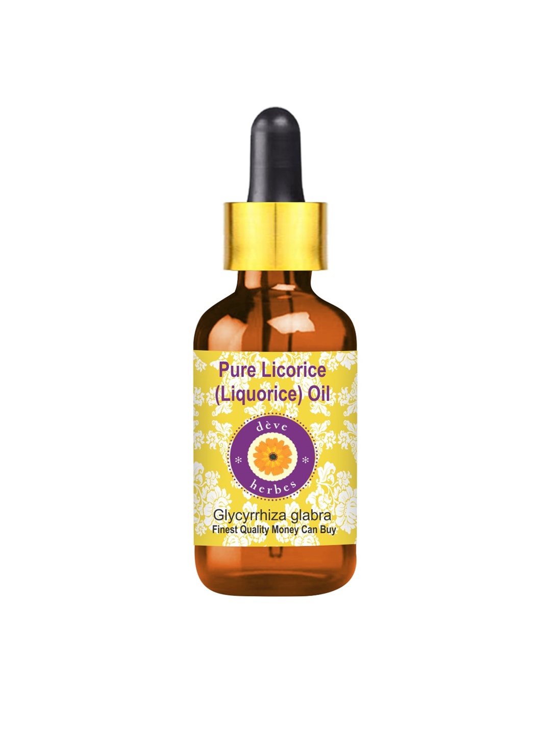 Deve Herbes Natural Therapeutic Grade Pure Licorice Oil with Glass Dropper - 10 ml, Yellow
Deve Herbes Natural Therapeutic Grade Pure Licorice Oil with Glass Dropper - 10 ml, Yellow
