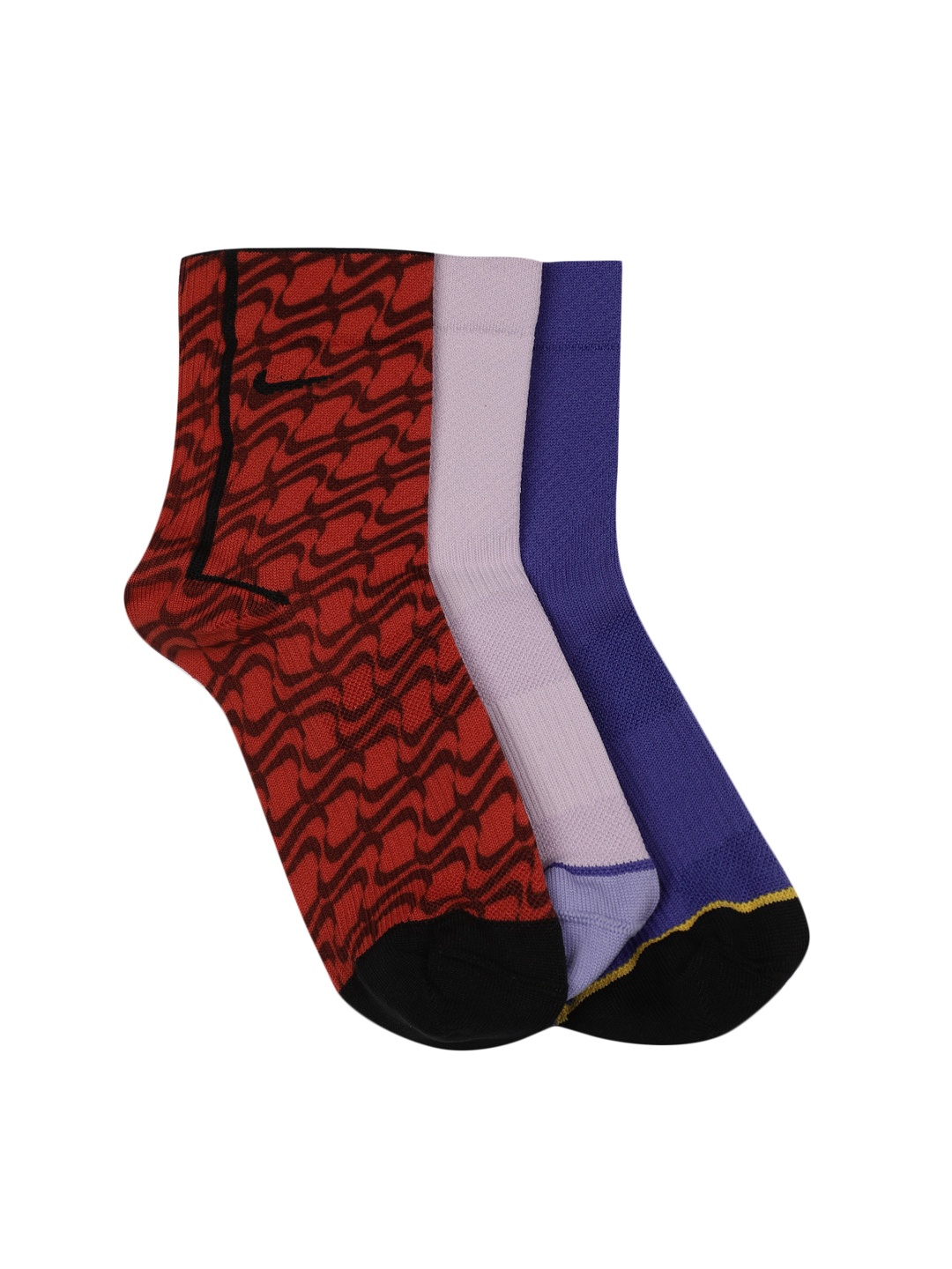 Nike Women Pack of 3 Everyday Plus Lightweight Dri-Fit Training Ankle Socks, Red
Nike Women Pack of 3 Everyday Plus Lightweight Dri-Fit Training Ankle Socks, Red