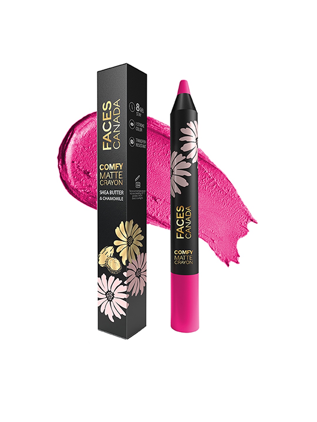 FACES CANADA Comfy Matte Crayon Lipstick with Shea Butter & Chamomile - Whatever 10, Pink
FACES CANADA Comfy Matte Crayon Lipstick with Shea Butter & Chamomile - Whatever 10, Pink