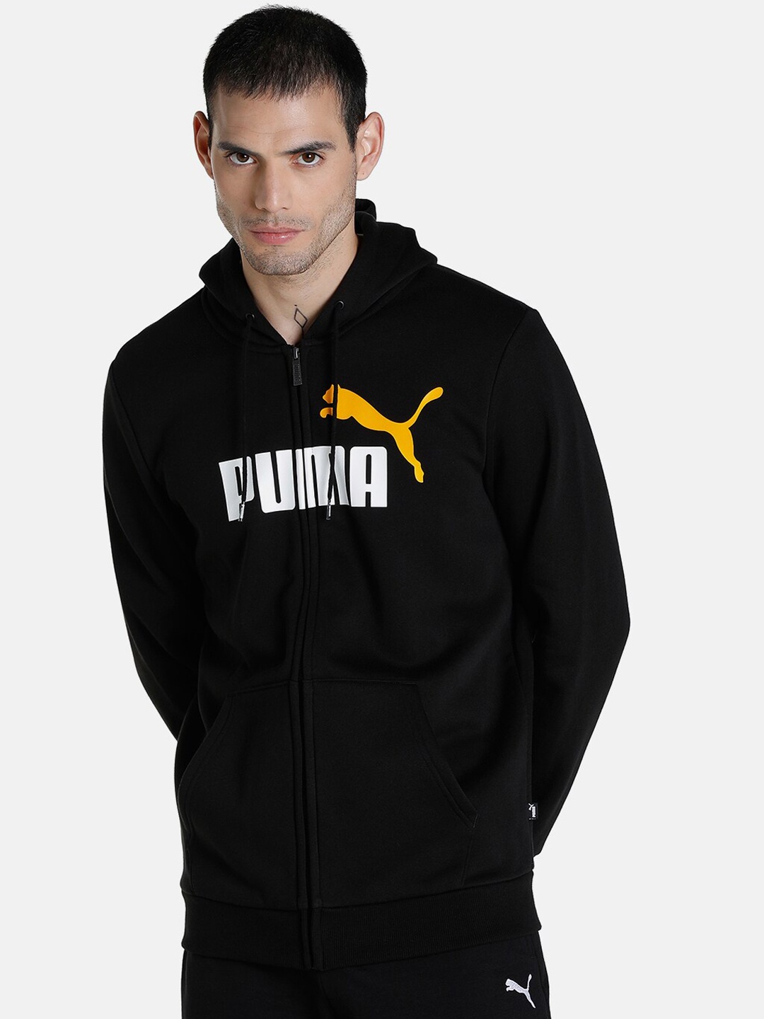 Puma Men Black Essential+ 2 Colour Big Logo Typography Outdoor Open Front Jacket
Puma Men Black Essential+ 2 Colour Big Logo Typography Outdoor Open Front Jacket