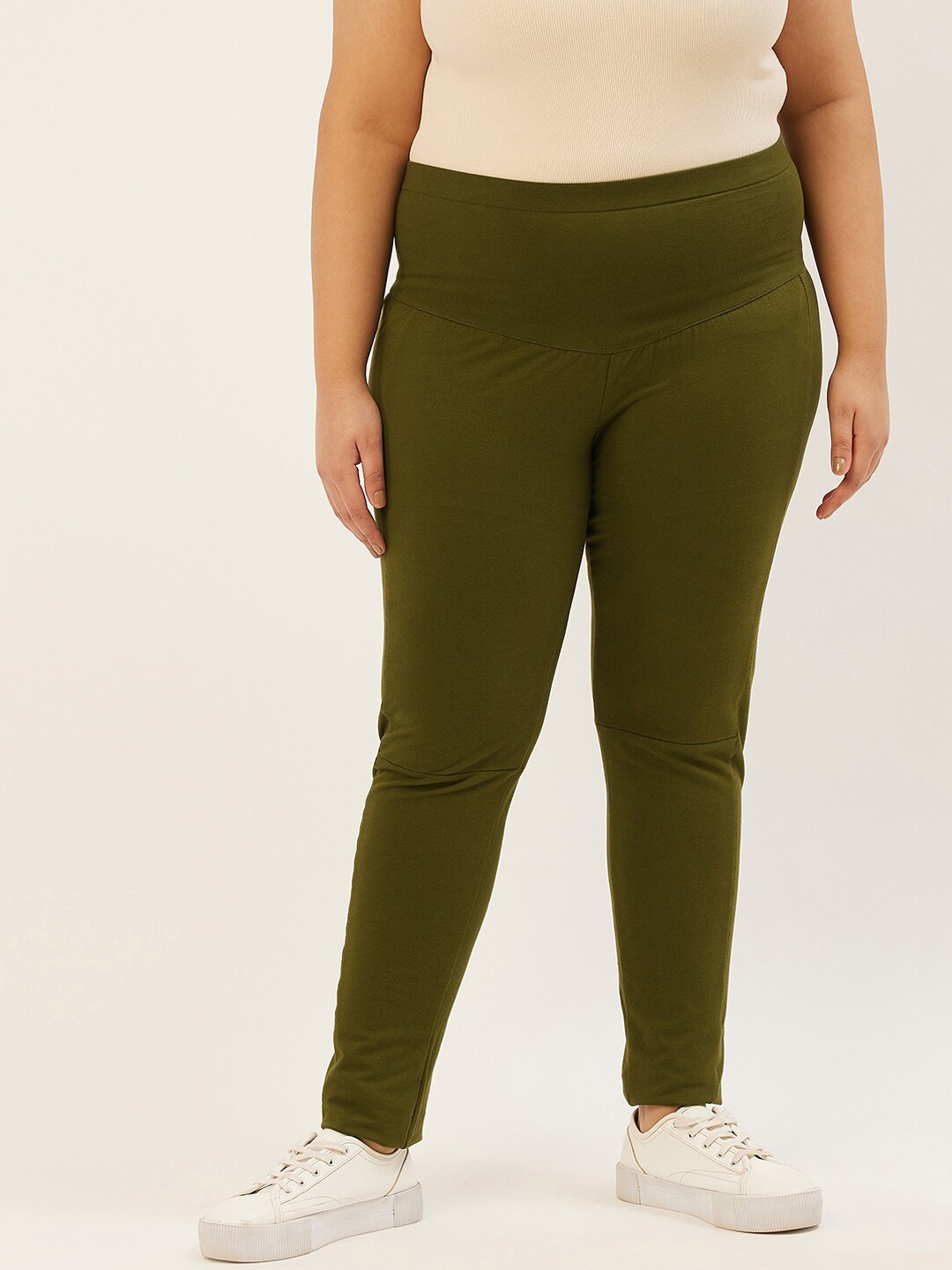 theRebelinme Plus Size Women Green Relaxed Straight Fit Tummy Tucker Knitted Trousers
theRebelinme Plus Size Women Green Relaxed Straight Fit Tummy Tucker Knitted Trousers