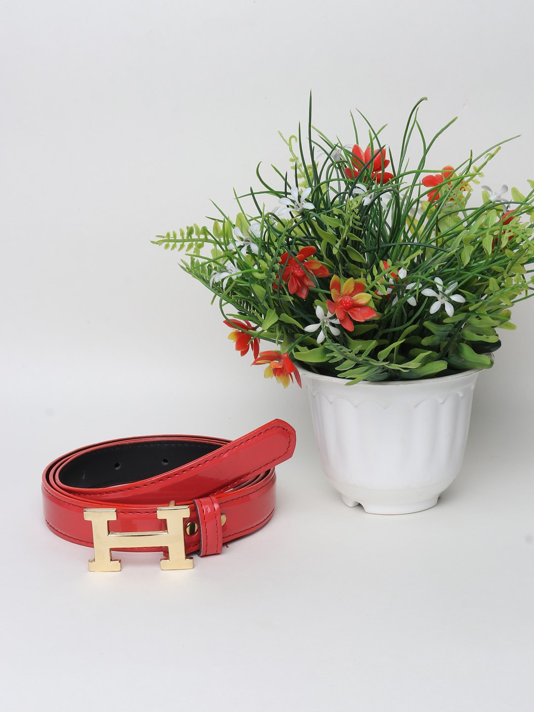 Swiss Design Women Red Belts