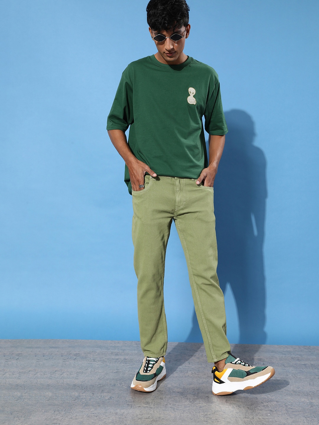 Mast & Harbour Men Shady Green Skinny Fit Stretchable Back to College Urban Denim Jeans
Mast & Harbour Men Shady Green Skinny Fit Stretchable Back to College Urban Denim Jeans