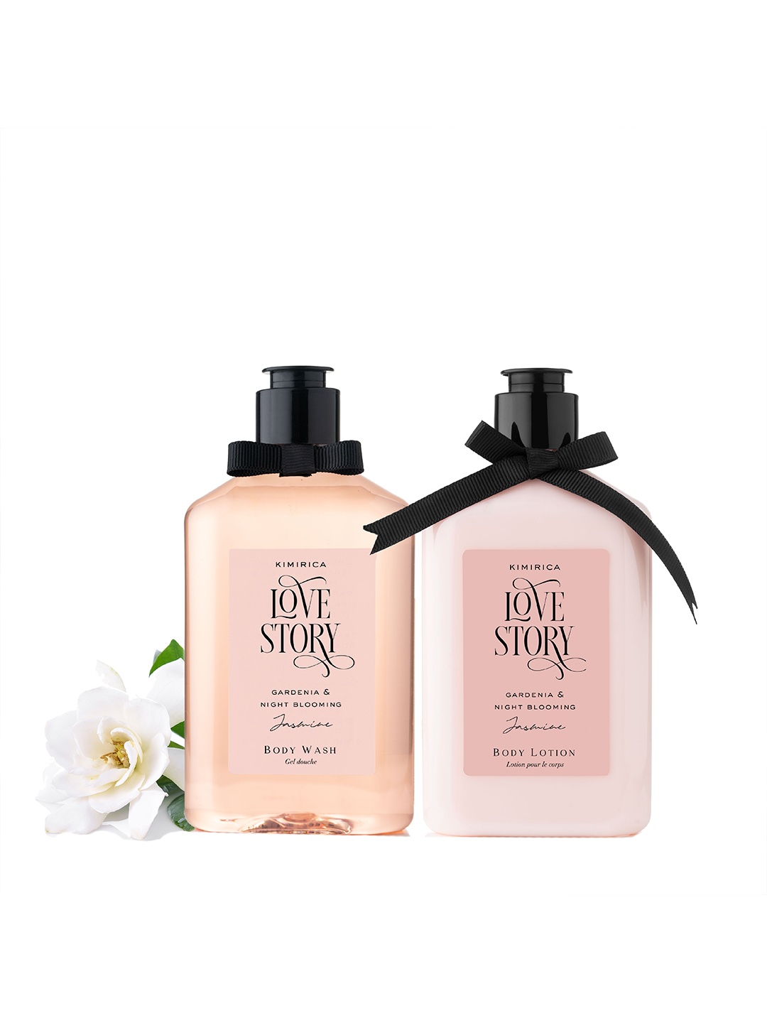 Kimirica Set of 2 Love Story Gardenia & Night Blooming Jasmine Body Wash & Lotion 540ml, Peach
Kimirica Set of 2 Love Story Gardenia & Night Blooming Jasmine Body Wash & Lotion 540ml, Peach