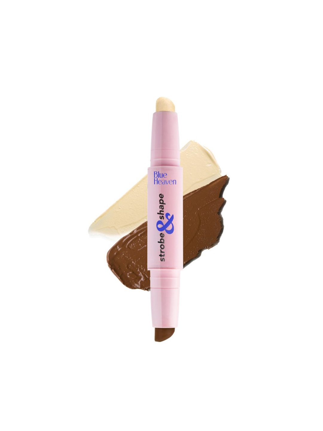 Blue Heaven Strobe & Shape Highlighter & Contour Duo Stick with Avocado - Magnificent Deep, Nude
Blue Heaven Strobe & Shape Highlighter & Contour Duo Stick with Avocado - Magnificent Deep, Nude