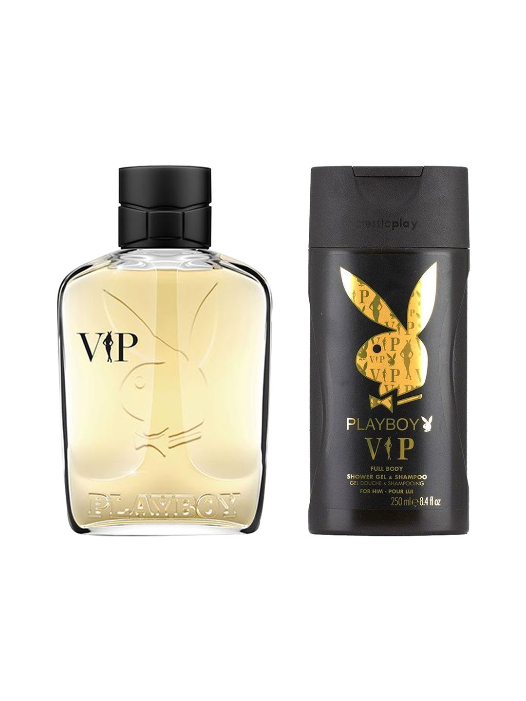 Playboy Men VIP Fragrance Gift Set - Eau de Toilette 100ml + Shower Gel 250ml, Yellow
Playboy Men VIP Fragrance Gift Set - Eau de Toilette 100ml + Shower Gel 250ml, Yellow