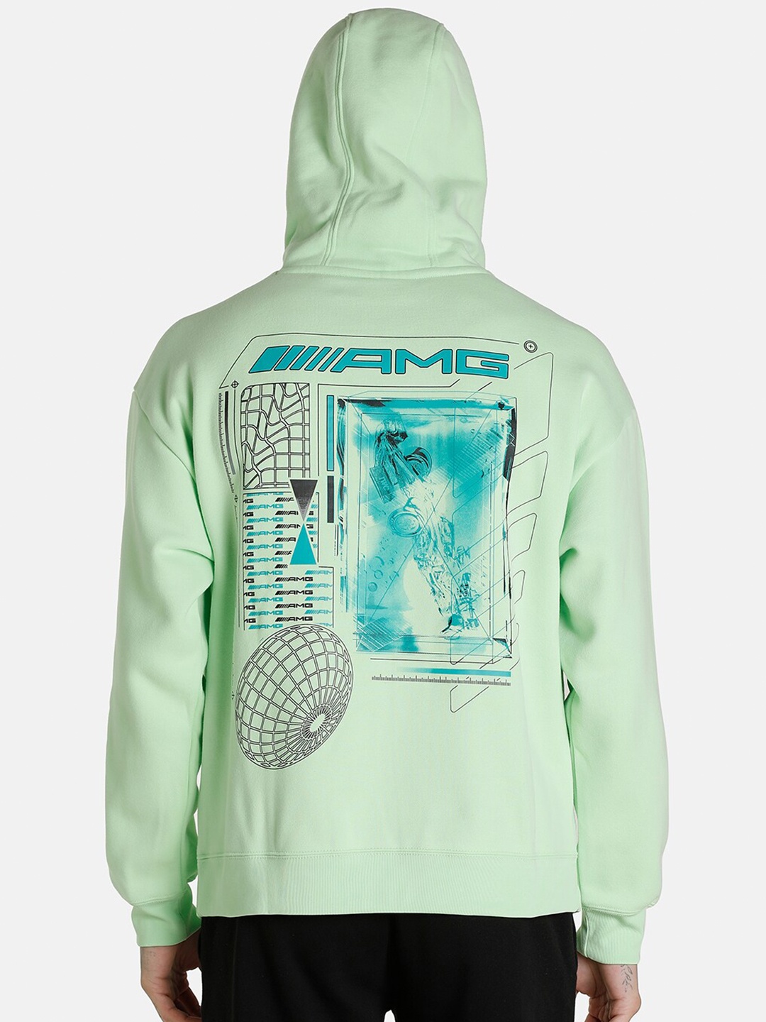 PUMA Motorsport Men Sea Green Printed Mercedes AMG F1 Statement Men's Hoodie Sweatshirt
PUMA Motorsport Men Sea Green Printed Mercedes AMG F1 Statement Men's Hoodie Sweatshirt