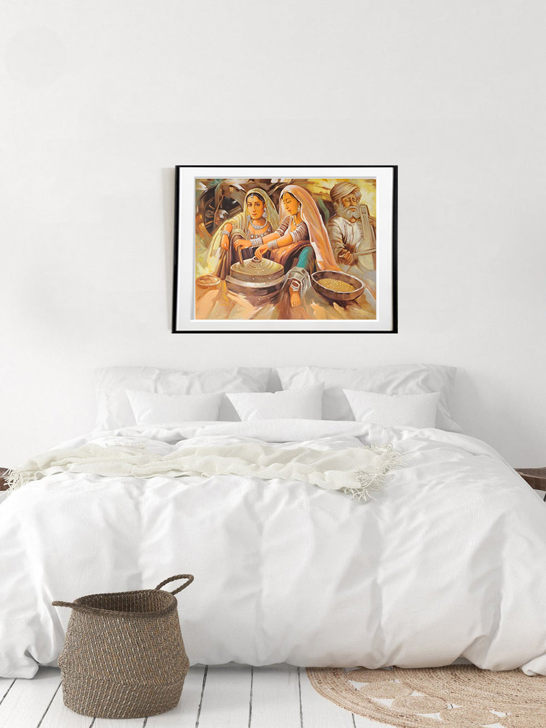 Exotic India Yellow Printed Banjaras A Nomadic Tribe of Rajasthan Painting Wall Art
Exotic India Yellow Printed Banjaras A Nomadic Tribe of Rajasthan Painting Wall Art