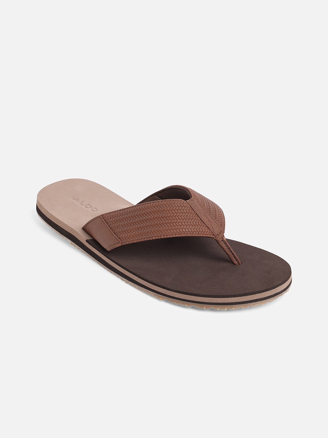 ALDO Men Brown Colourblocked Slip-On