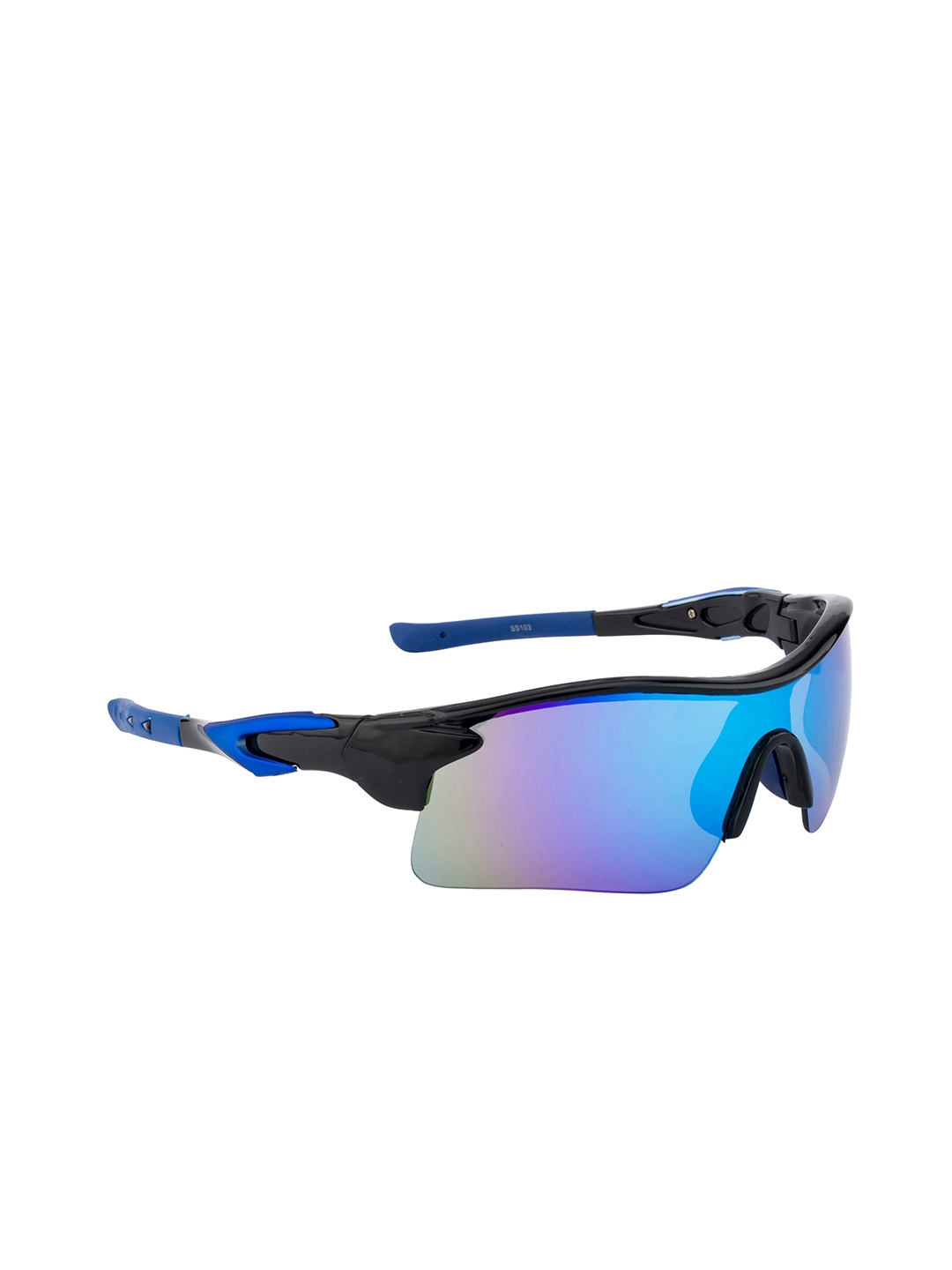 Clark N Palmer Unisex Mirrored Lens & Black Sports Sunglasses with UV Protected Lens, Blue
Clark N Palmer Unisex Mirrored Lens & Black Sports Sunglasses with UV Protected Lens, Blue