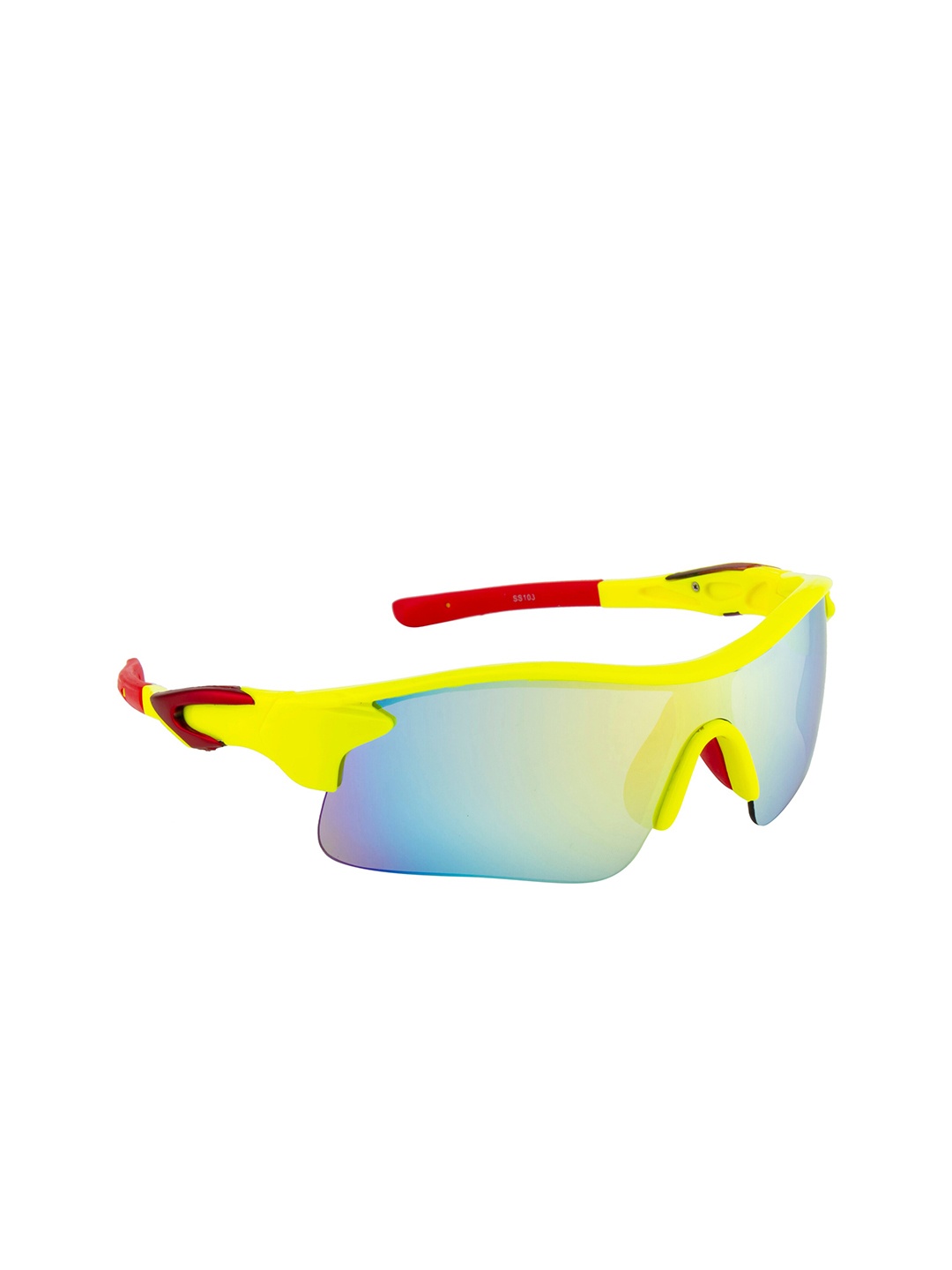 Clark N Palmer Unisex Mirrored Lens & Yellow Sports Sunglasses with UV Protected Lens
Clark N Palmer Unisex Mirrored Lens & Yellow Sports Sunglasses with UV Protected Lens