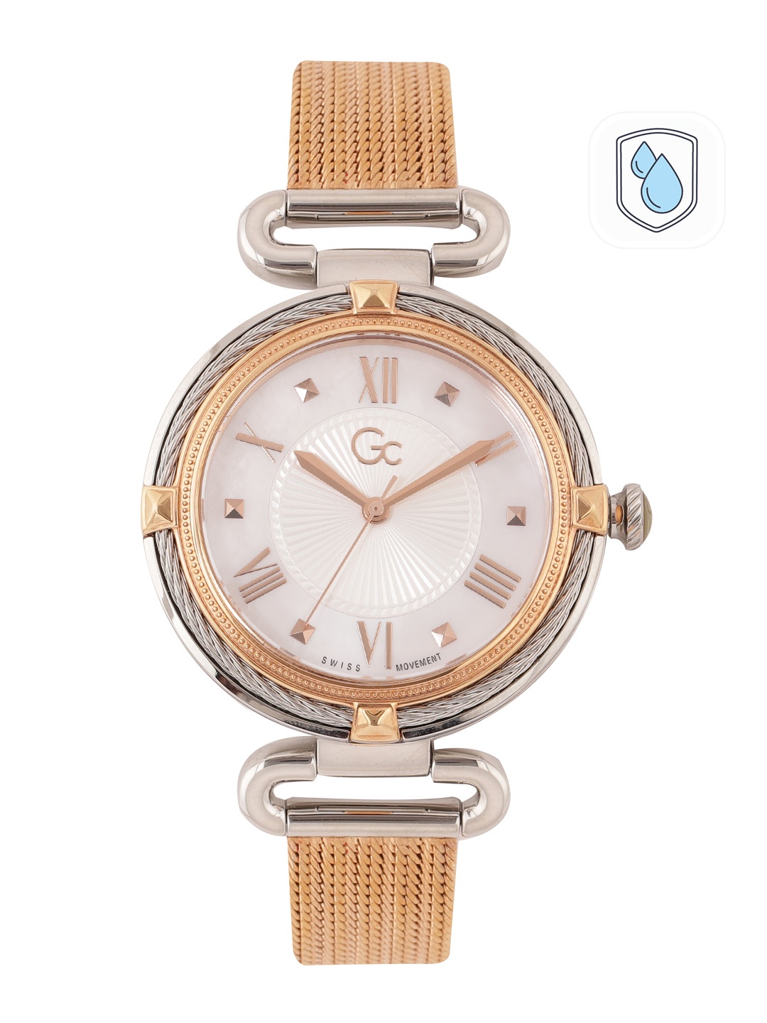 GC Women Mother of Pearl Dial & Bracelet Style Straps Analogue Watch Y58001L1MF, Silver
GC Women Mother of Pearl Dial & Bracelet Style Straps Analogue Watch Y58001L1MF, Silver