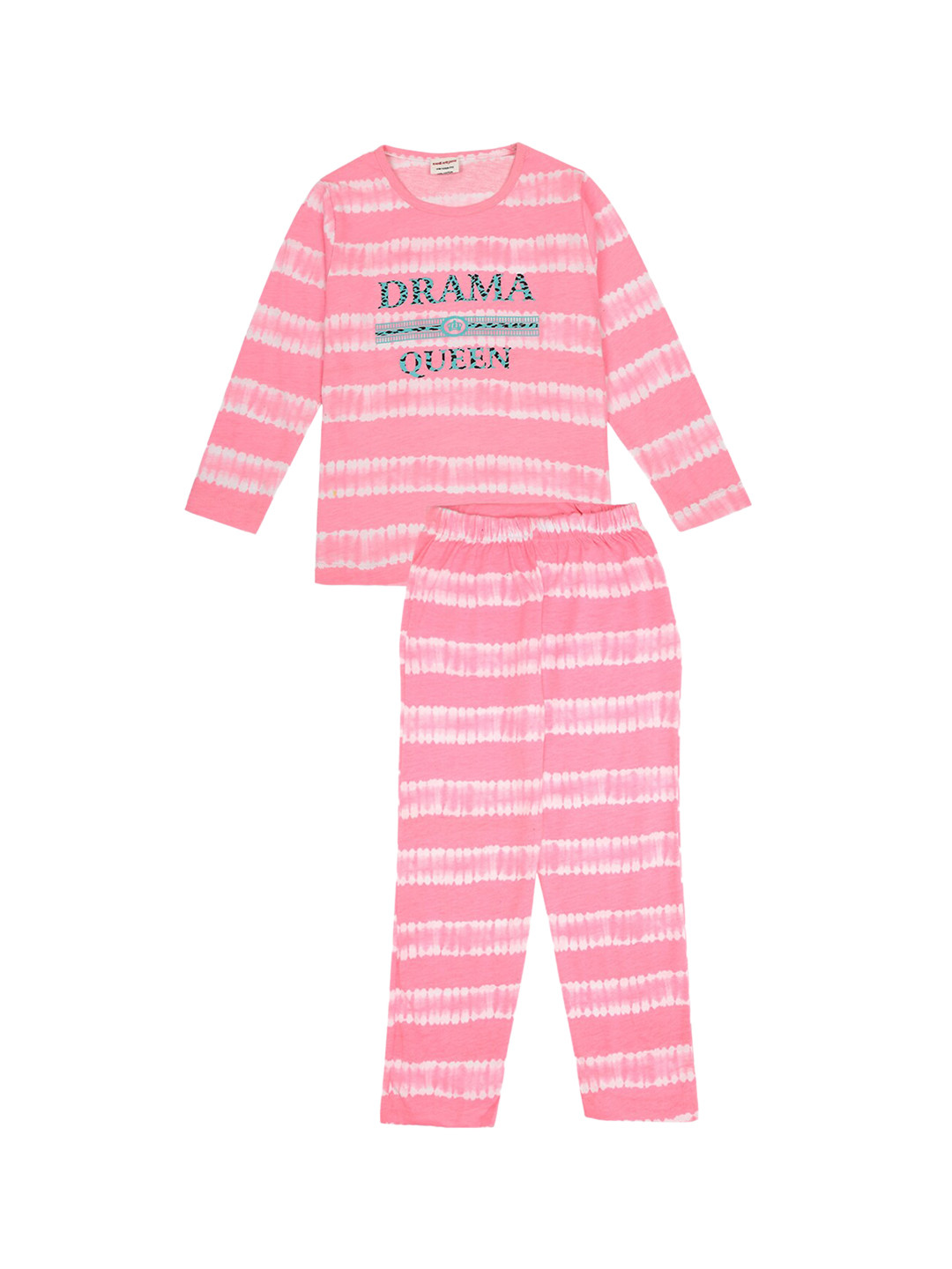 RAINE AND JAINE Girls Pink & White Striped Pure Cotton Night suit
RAINE AND JAINE Girls Pink & White Striped Pure Cotton Night suit