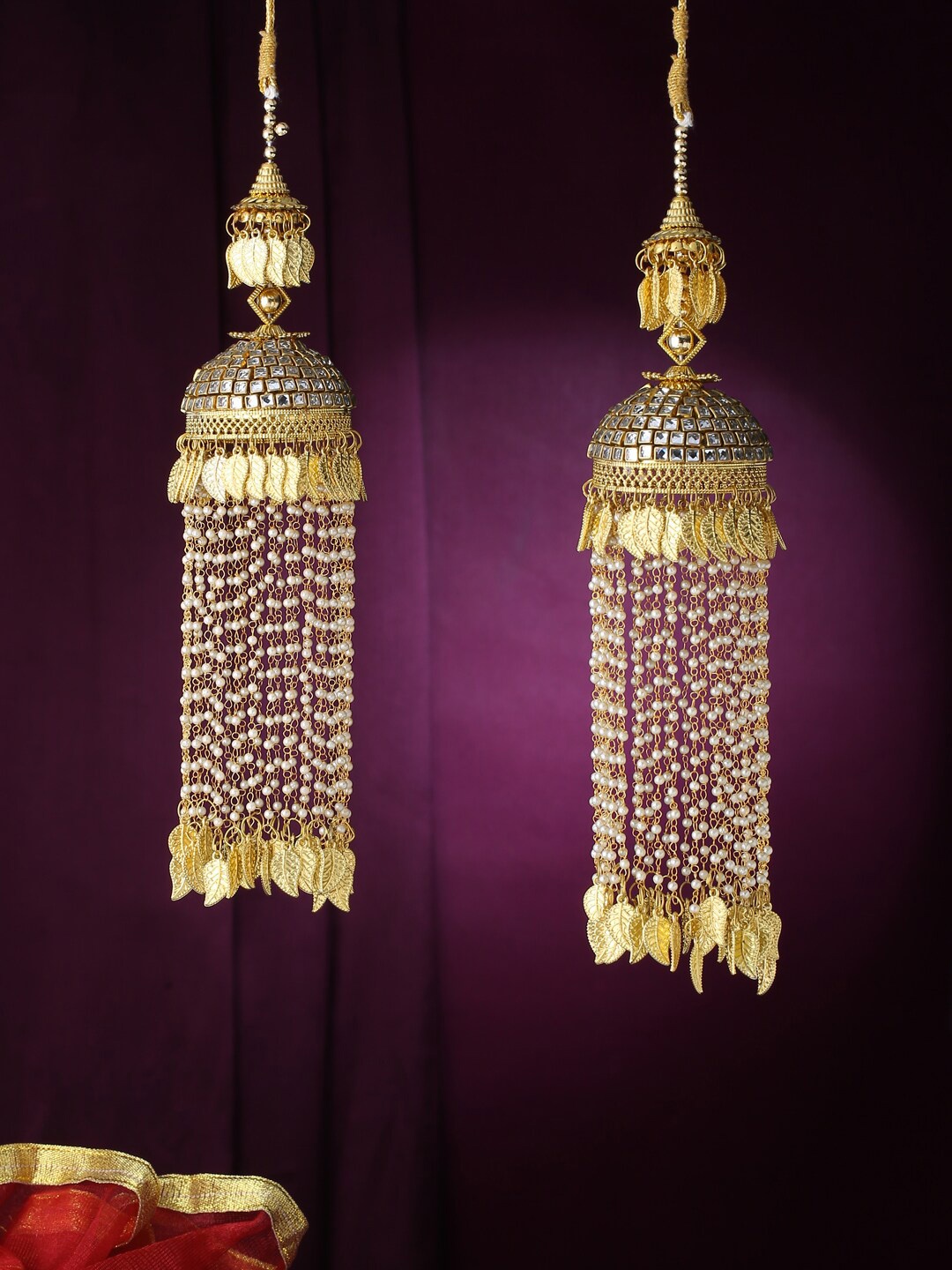 VIRAASI Set Of 2 Gold-Plated Gold Kaleeras