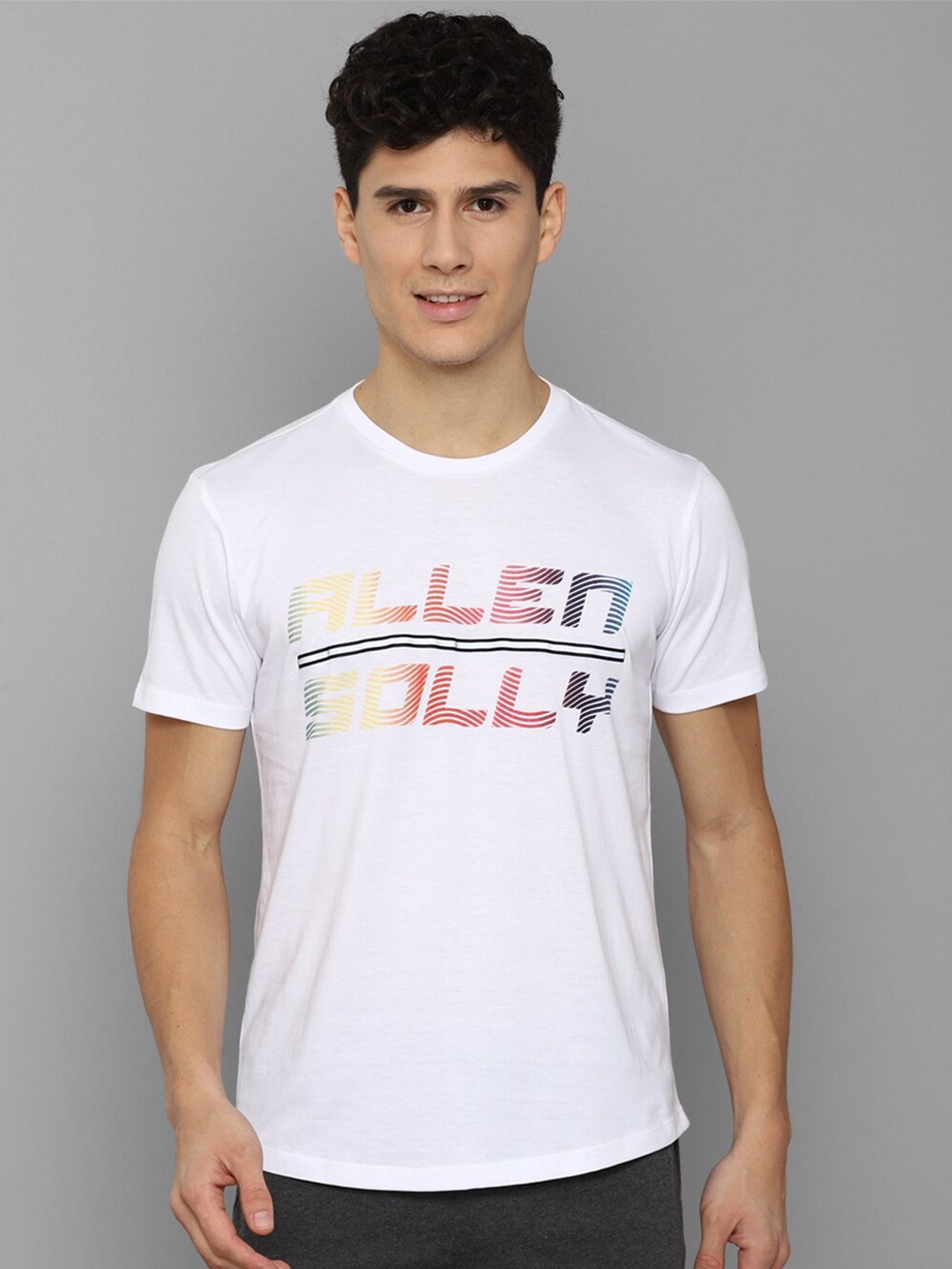 Allen Solly Tribe Men White & Multicoloured Typography Printed Pure Cotton Slim Fit T-shirt
Allen Solly Tribe Men White & Multicoloured Typography Printed Pure Cotton Slim Fit T-shirt