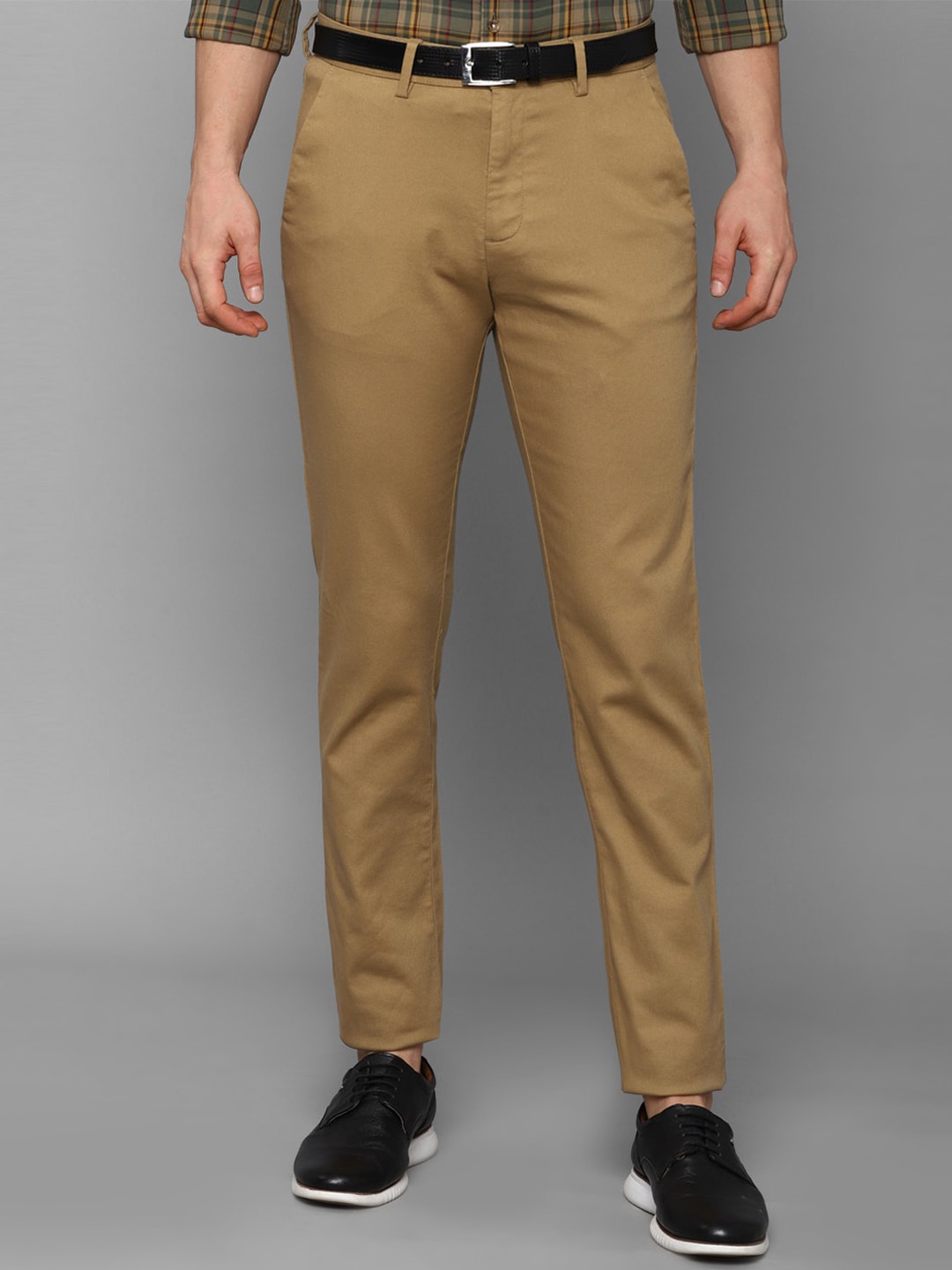 Allen Solly Men Khaki Trousers