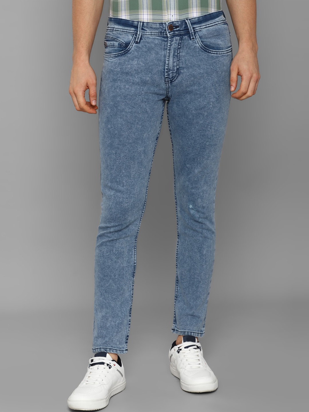 Allen Solly Men Blue Slim Fit Heavy Fade Jeans