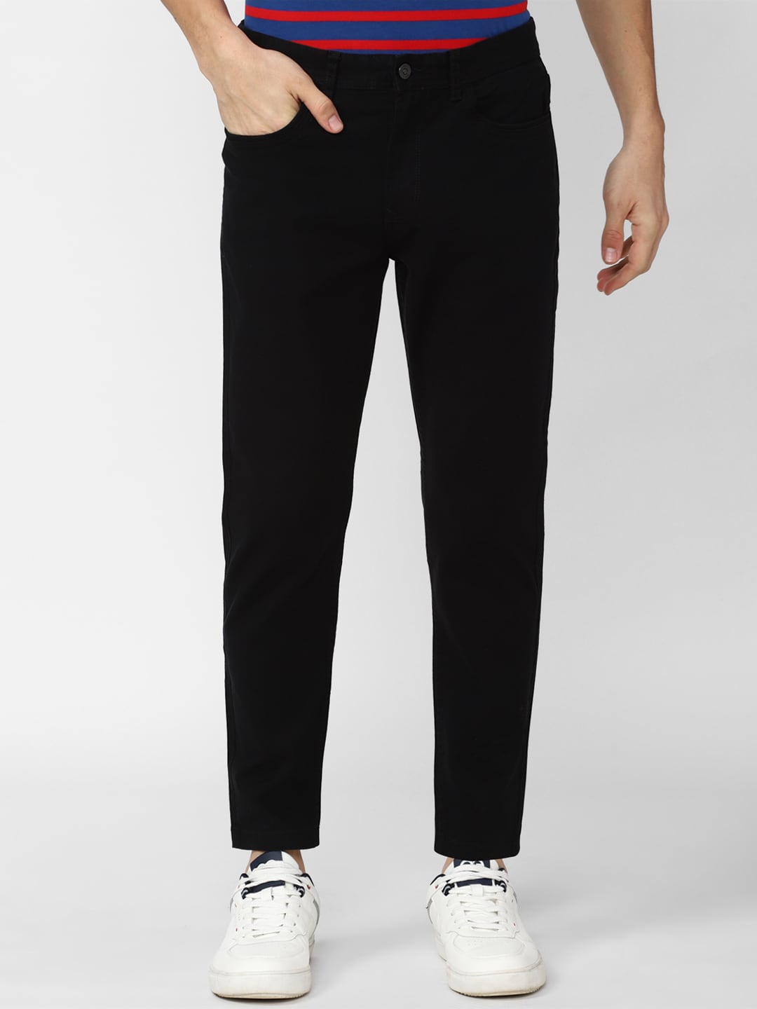 Peter England Casuals Men Black Slim Fit Jeans