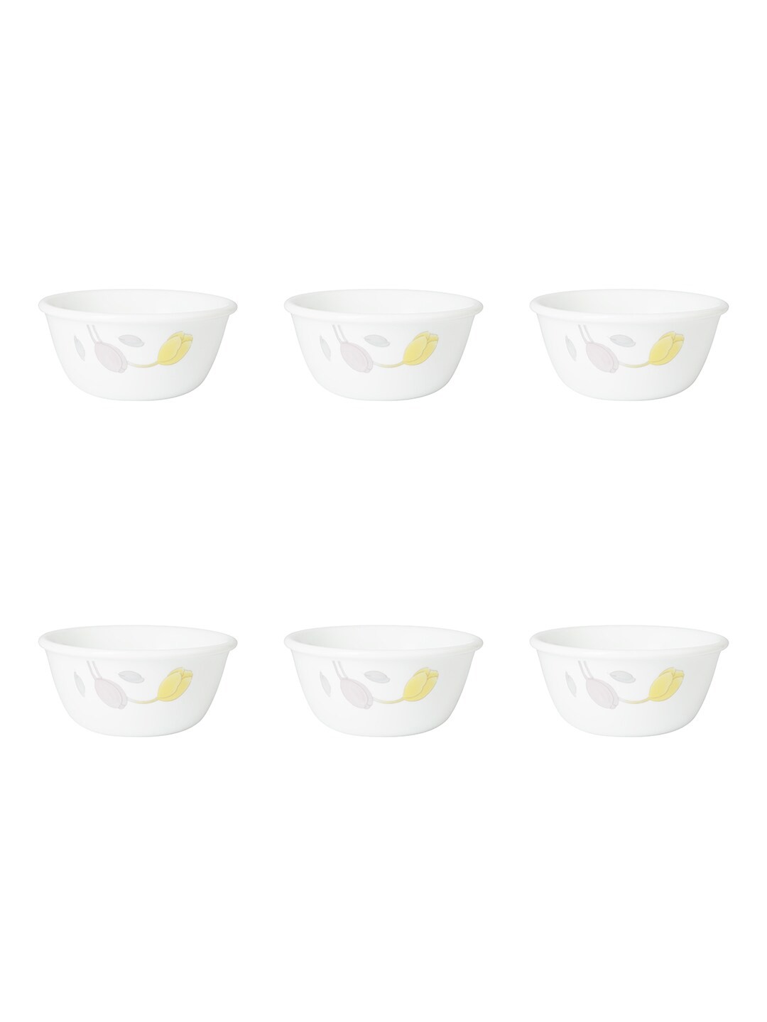 Corelle Set Of 6 Dishwasher And Microwave Safe Floral Printed Glossy Bowls 177 ML Each, White
Corelle Set Of 6 Dishwasher And Microwave Safe Floral Printed Glossy Bowls 177 ML Each, White
