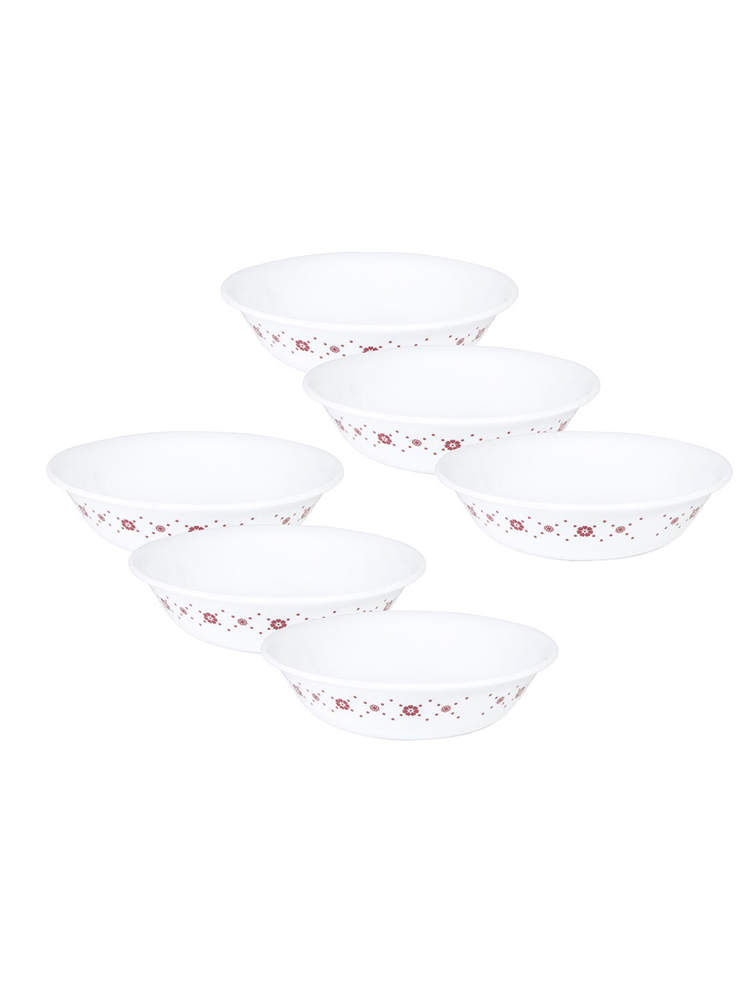 Corelle Set of 6 Dishwasher And Microwave Safe Floral Printed Glossy Bowls 296 ML Each, White
Corelle Set of 6 Dishwasher And Microwave Safe Floral Printed Glossy Bowls 296 ML Each, White