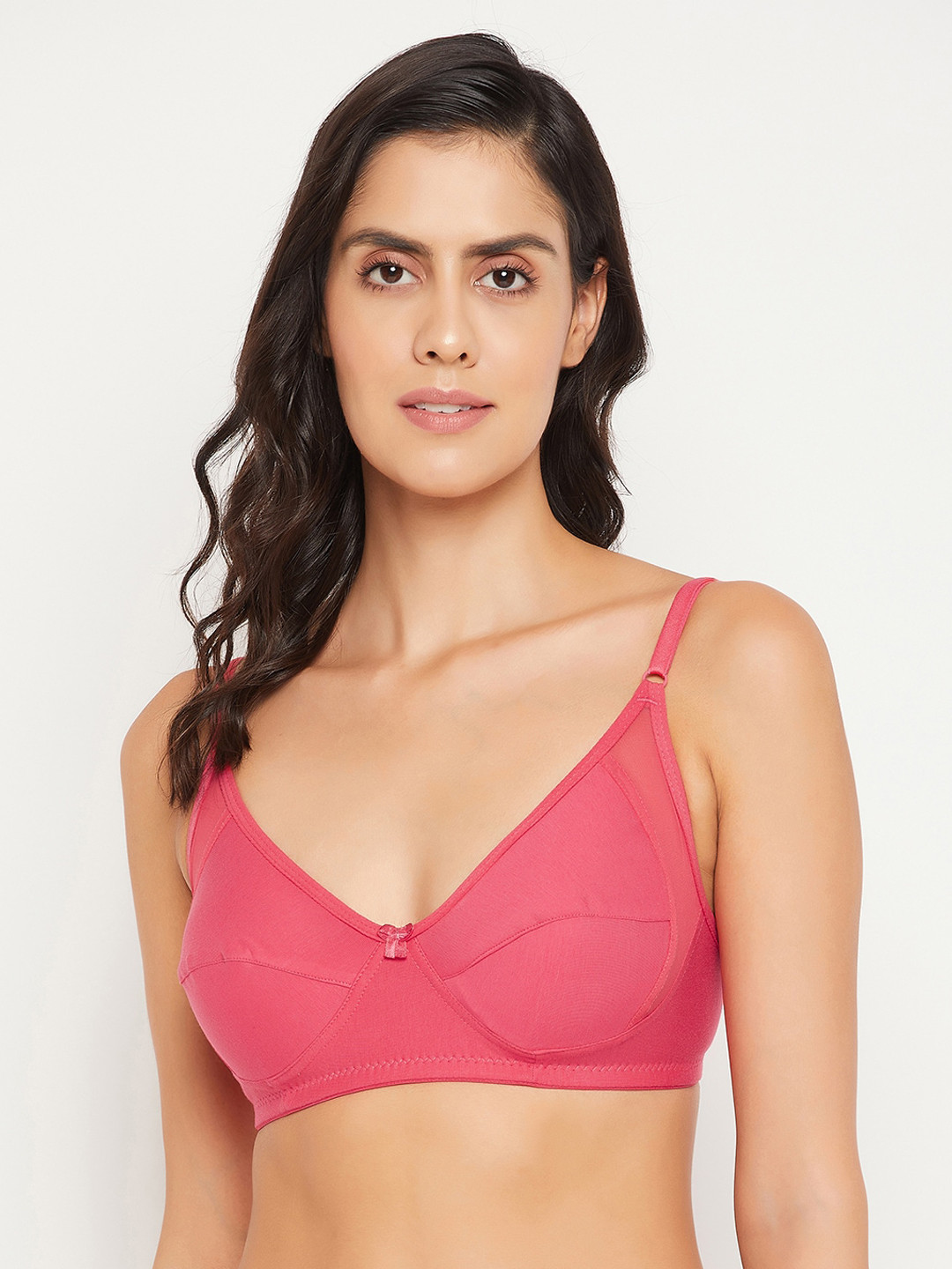 Clovia Non-Wired Non Padded Full Cup Bra, Pink
Clovia Non-Wired Non Padded Full Cup Bra, Pink