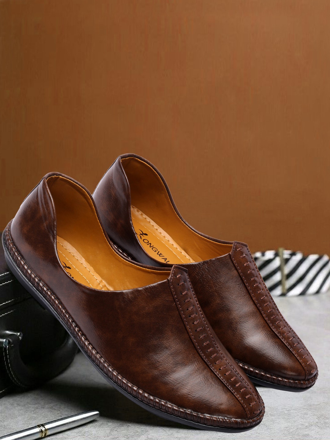 Longwalk Men Brown Loafers