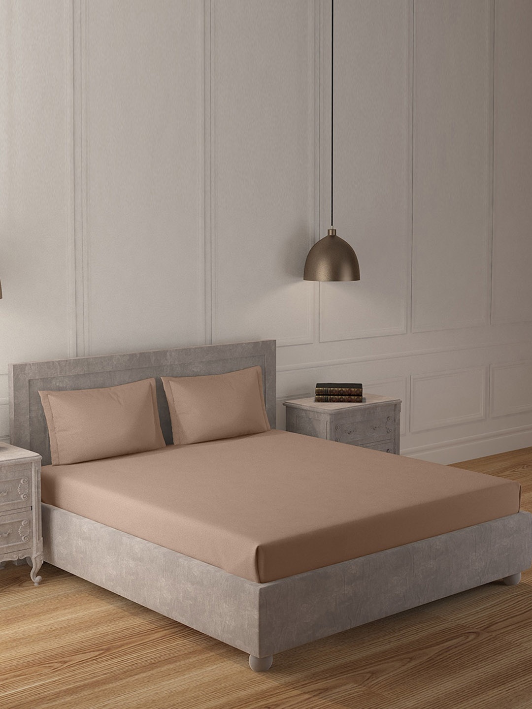 Duroflex Taupe 200 TC Solid Antibacterial Queen Pure Cotton Bedsheet with 2 Pillow Covers
Duroflex Taupe 200 TC Solid Antibacterial Queen Pure Cotton Bedsheet with 2 Pillow Covers