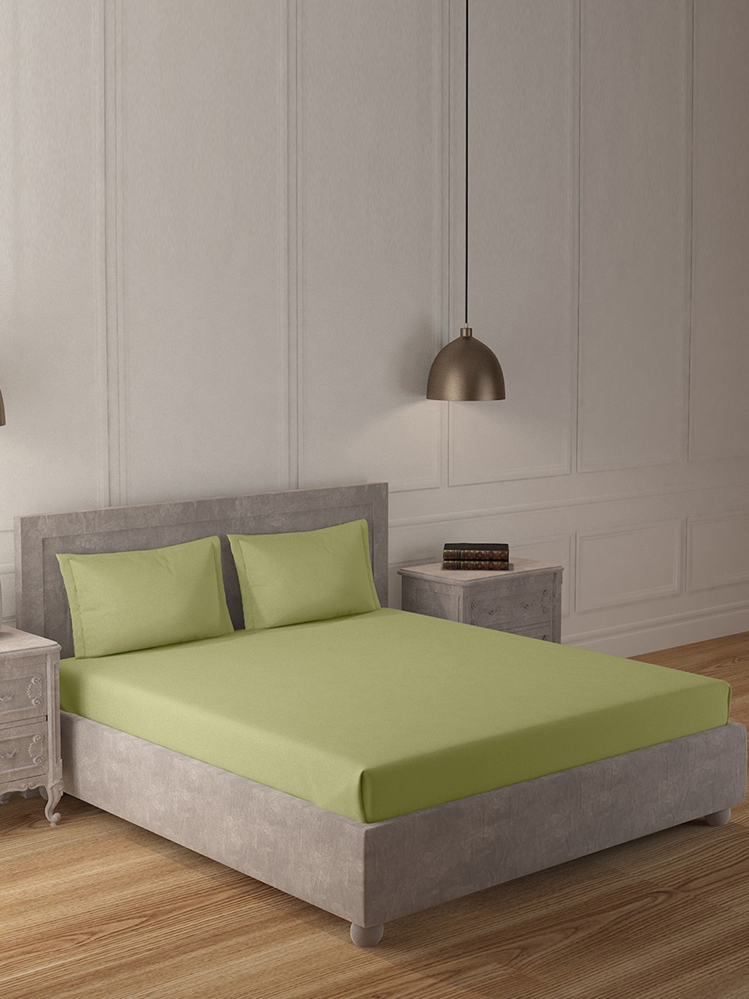 Duroflex Green Solid 200 TC Pure Cotton Antibacterial Queen Bedsheet with 2 Pillow Covers
Duroflex Green Solid 200 TC Pure Cotton Antibacterial Queen Bedsheet with 2 Pillow Covers