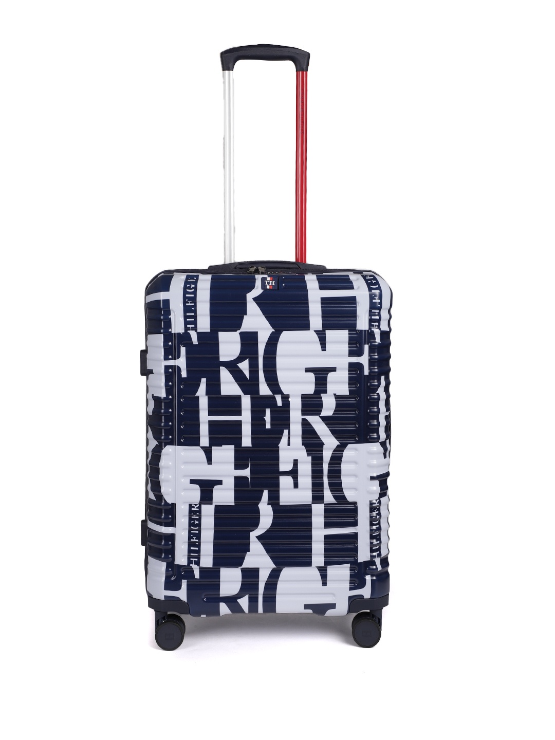 Tommy Hilfiger Textured Hard-Sided 4 Wheels 360-Degree Rotation Medium Trolley Bag- 86 L, Navy blue
Tommy Hilfiger Textured Hard-Sided 4 Wheels 360-Degree Rotation Medium Trolley Bag- 86 L, Navy blue
