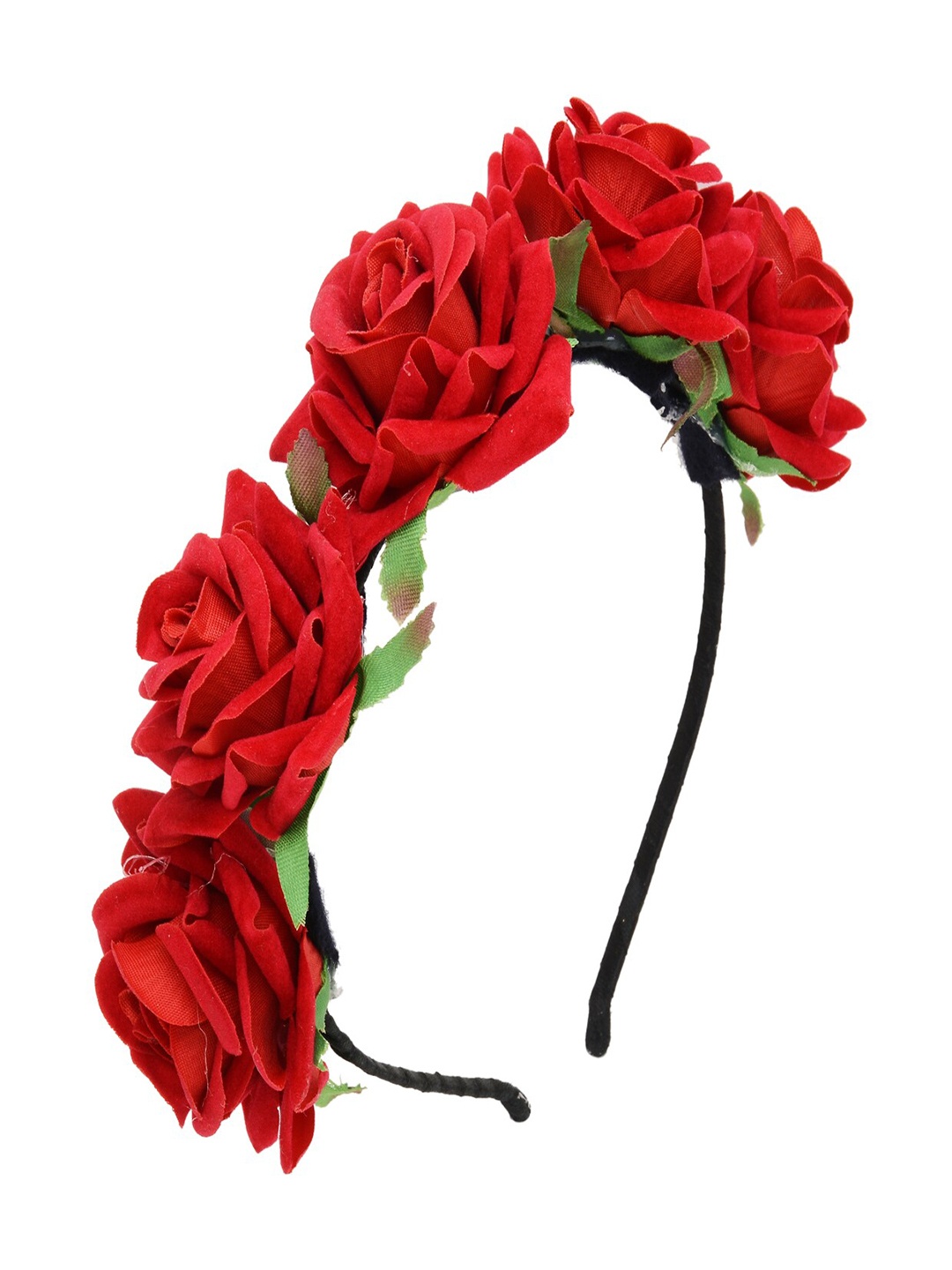 Sanjog Women Rose Hairband, Red