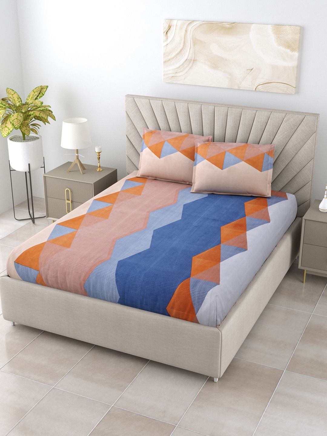 Salona Bichona Unisex Blue Bedsheets