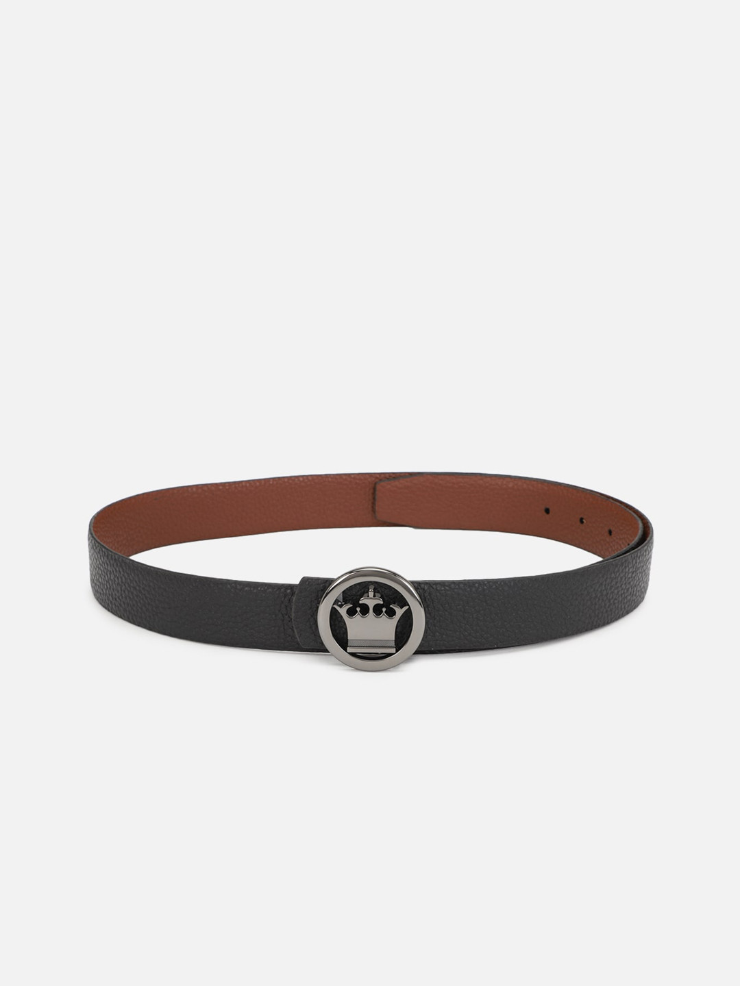 Louis Philippe Men Black Textured Leather Belt 
Louis Philippe Men Black Textured Leather Belt