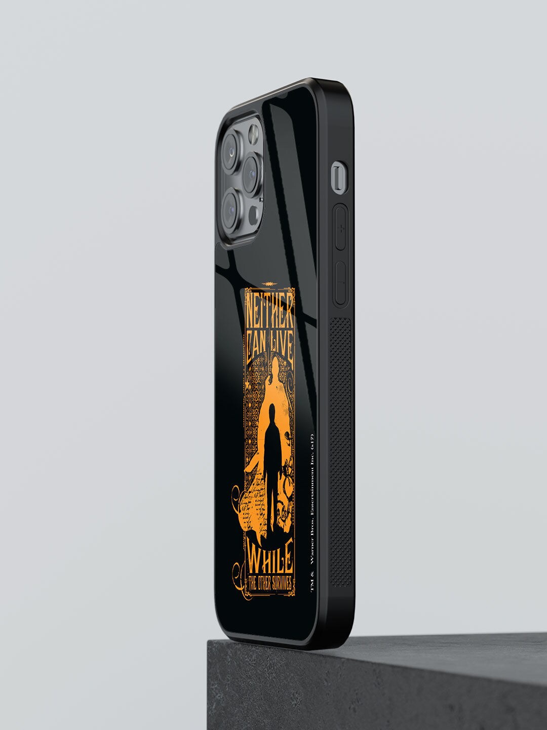 macmerise Black Harry Vs Voldemort Printed iPhone 12 Pro Back Cover