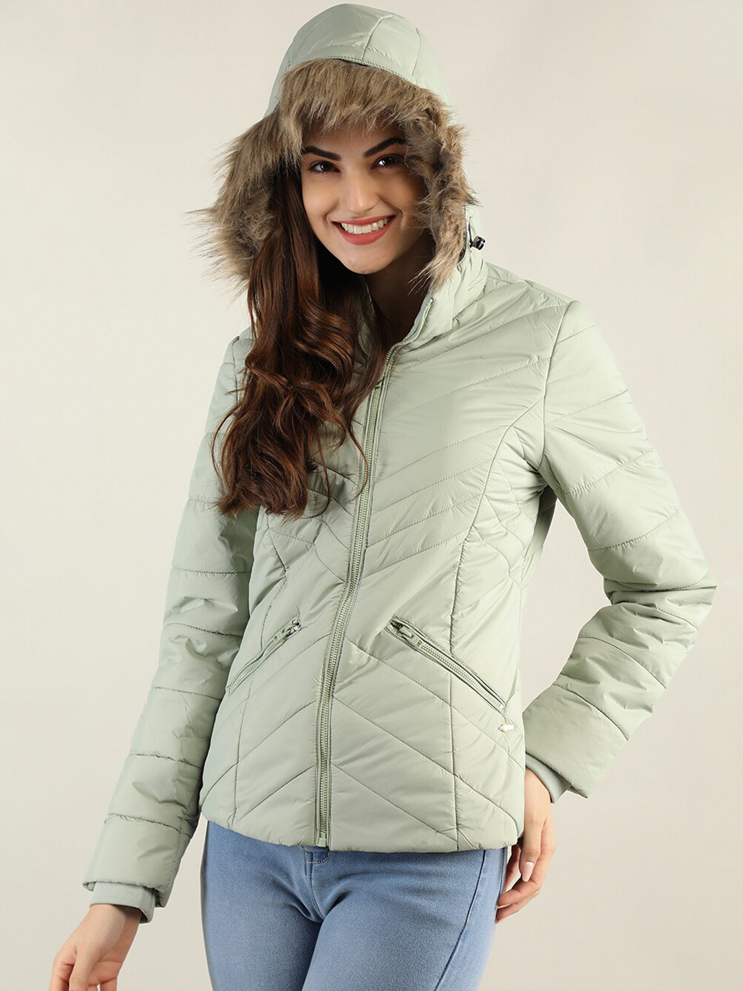 LURE URBAN Women Green Solid Winter Wear Parka Jacket
LURE URBAN Women Green Solid Winter Wear Parka Jacket