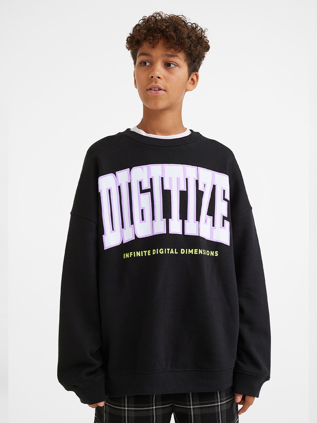 H&M Boys Black Sweatshirt