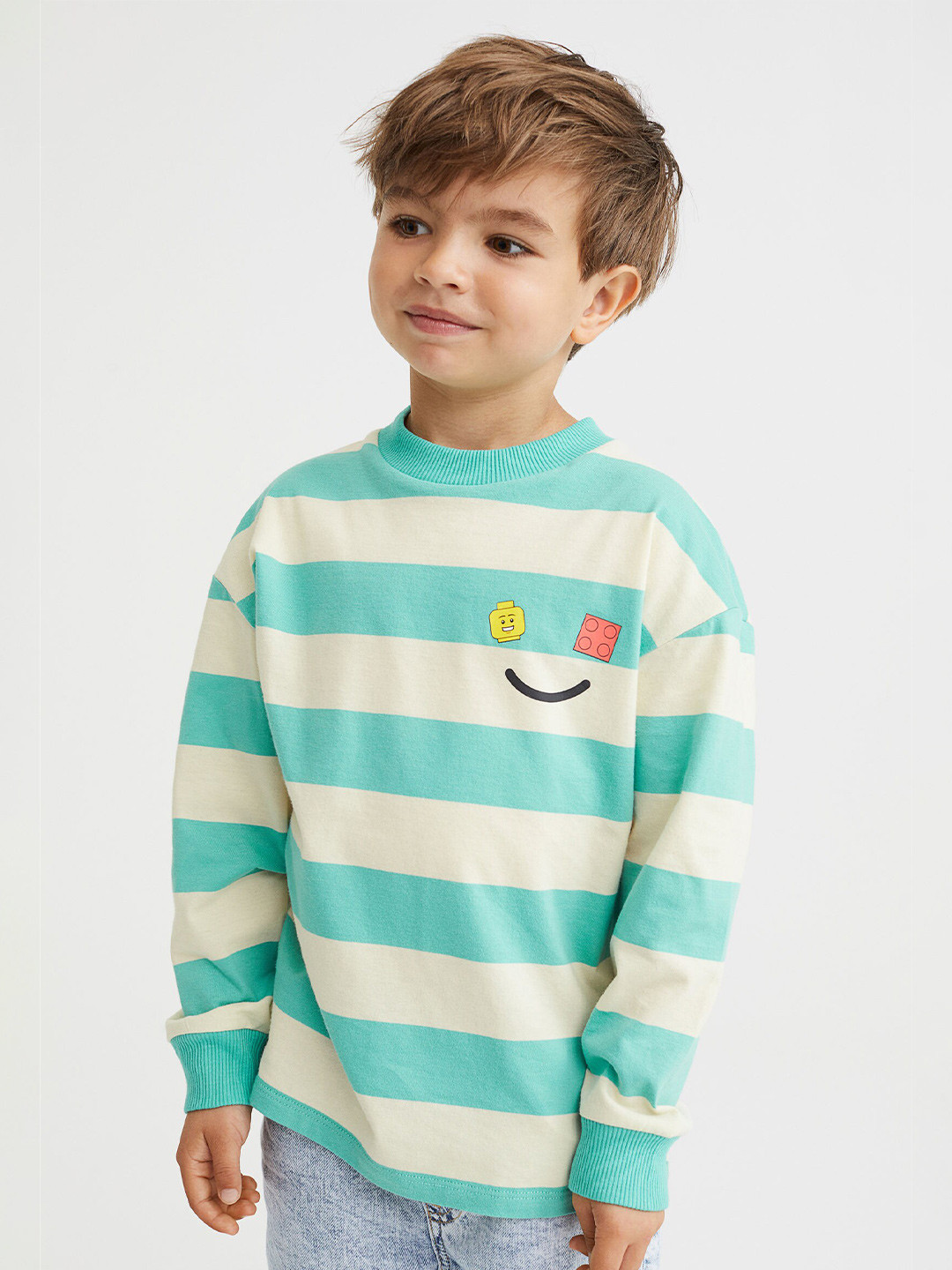 H&M Turquoise Blue Printed Jersey Top
H&M Turquoise Blue Printed Jersey Top