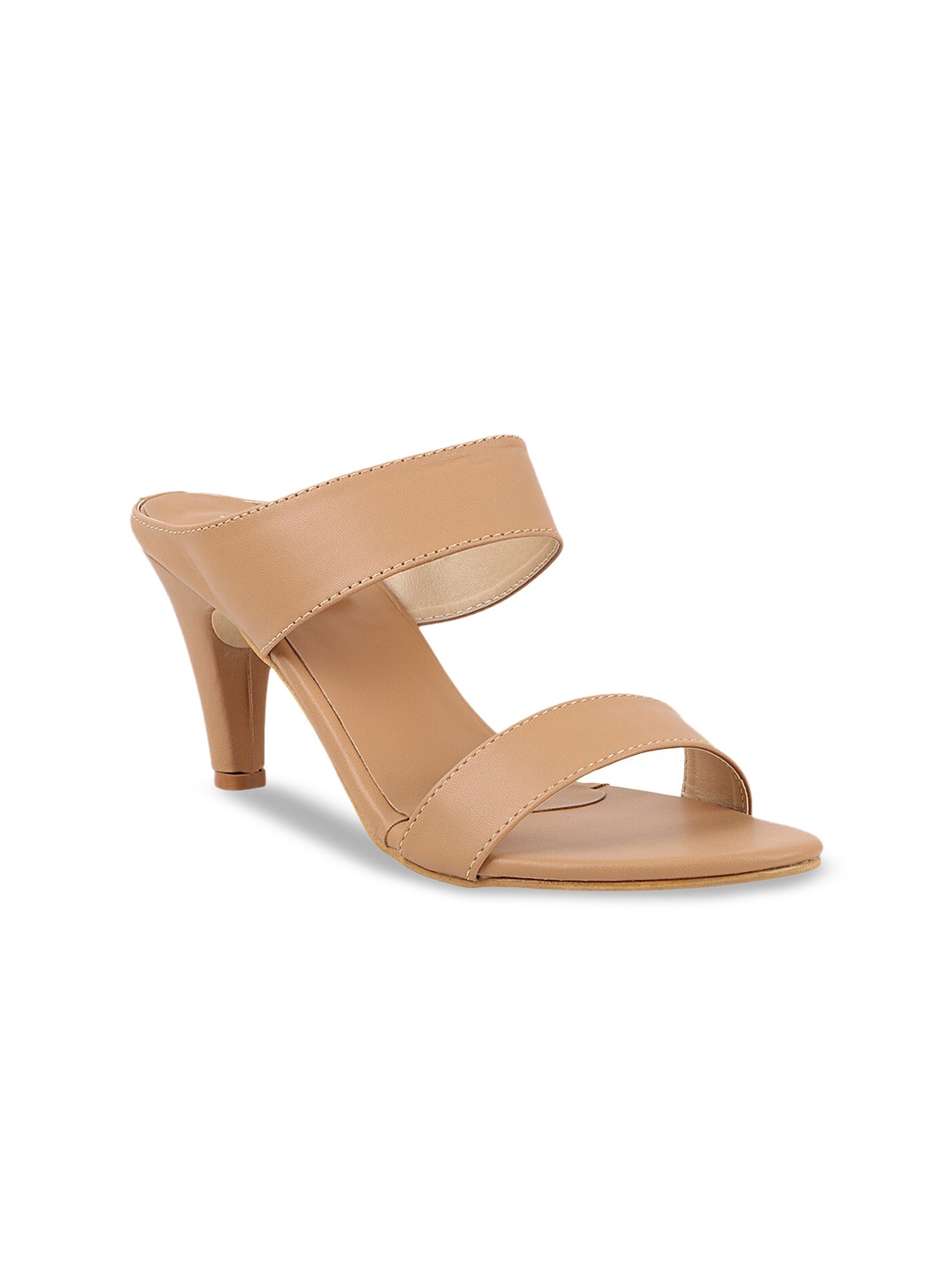 THE WHITE POLE Brown Platform Heels