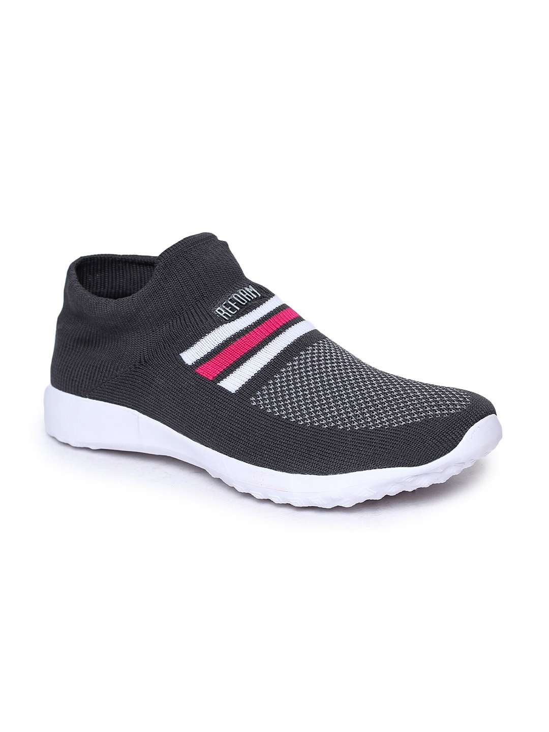 REFOAM Women Black Mesh Running Shoes