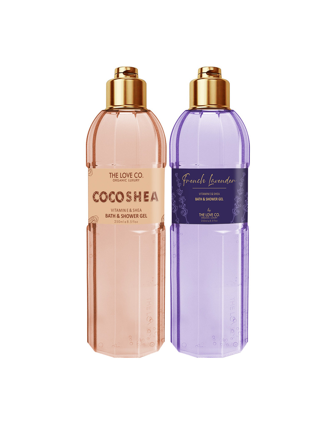 THE LOVE CO. Set of 2 Bath & Shower Gel - CocoShea + French Lavender - 250ml each, Brown
THE LOVE CO. Set of 2 Bath & Shower Gel - CocoShea + French Lavender - 250ml each, Brown