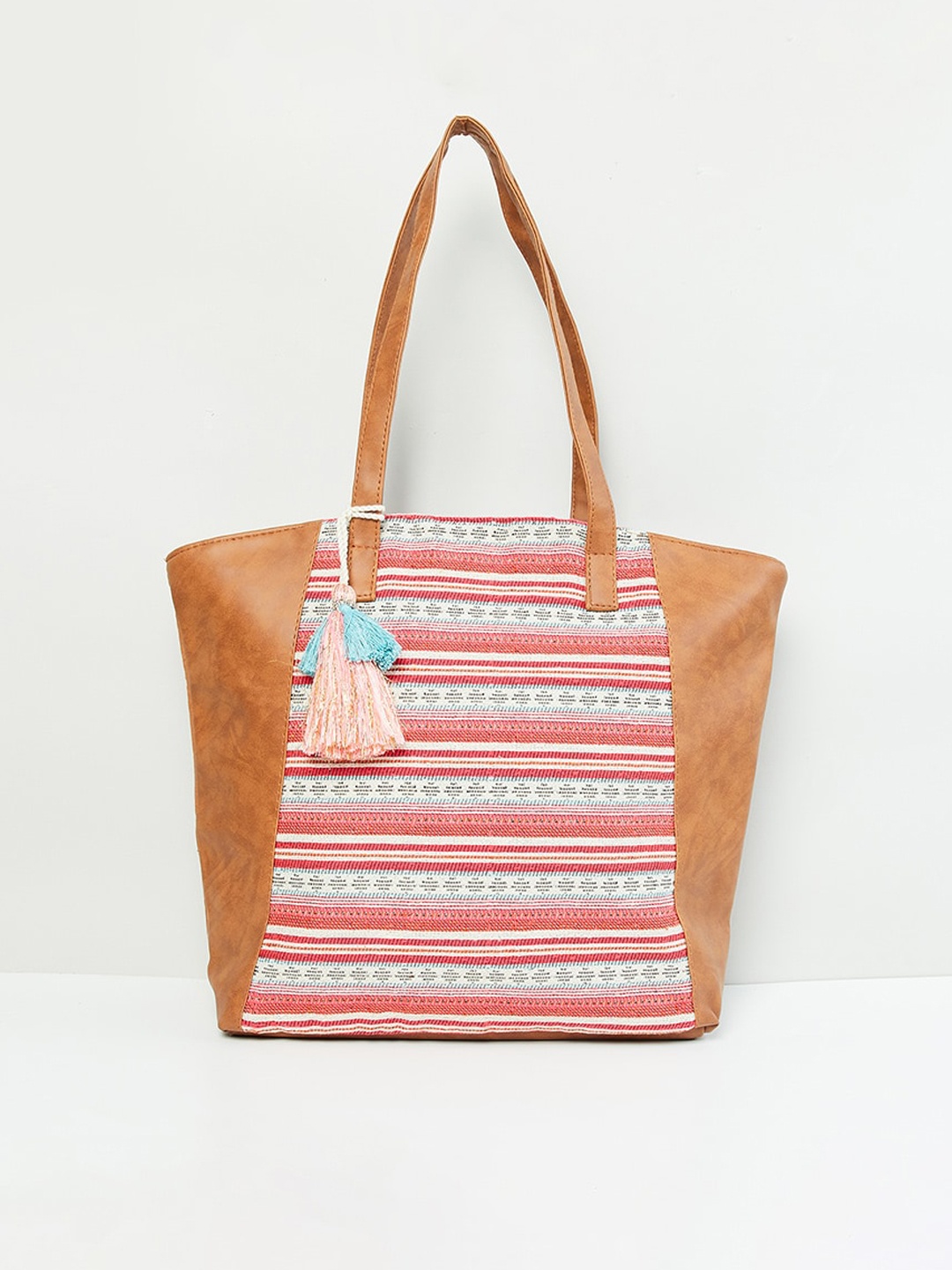 max Women Embroidered Zip-Closure Shoulder Bag, Pink