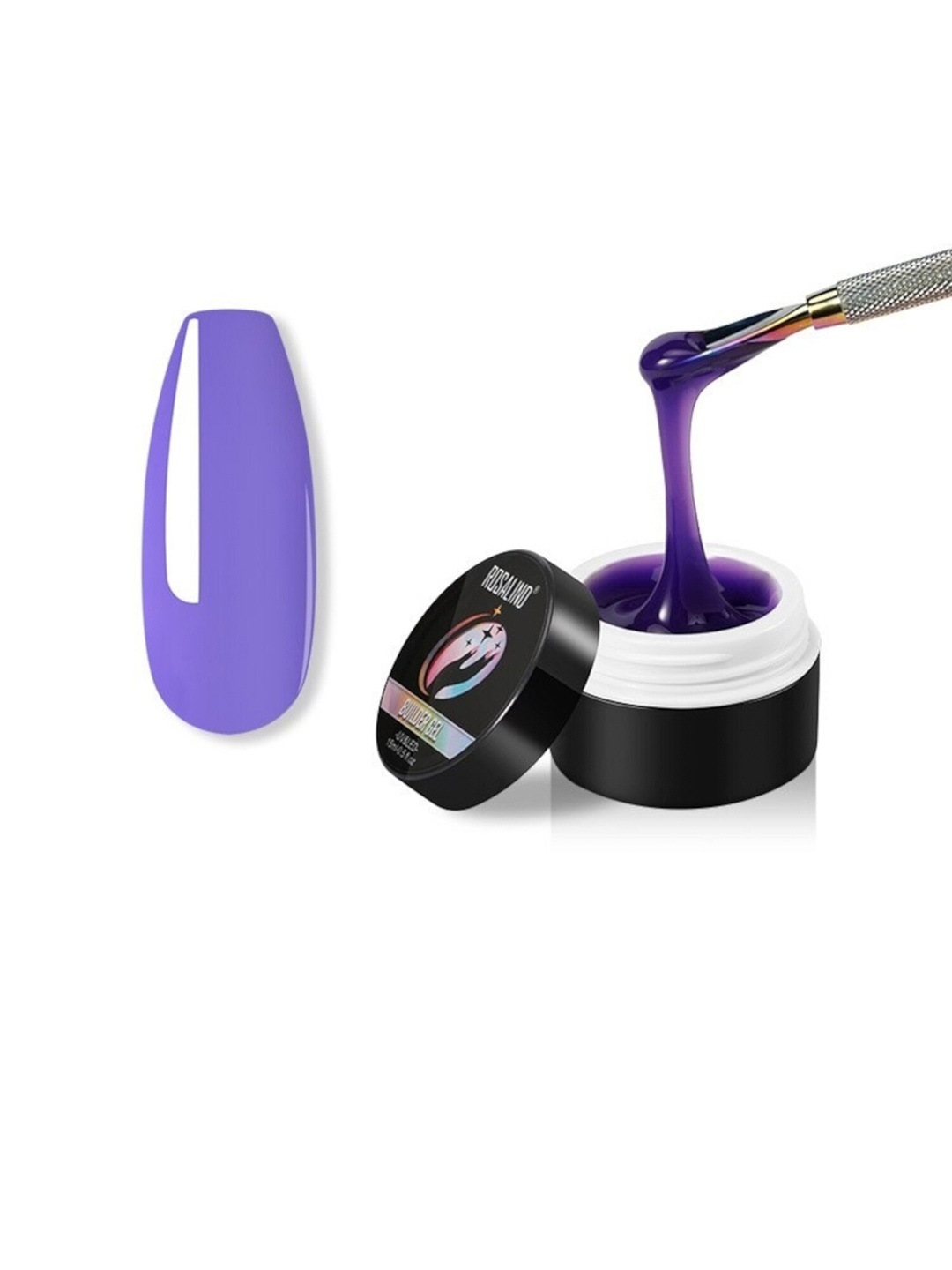 ROSALIND Builder Gel 15nk Nail Extension Gel Nail Polish 15 ml - A676, Purple
ROSALIND Builder Gel 15nk Nail Extension Gel Nail Polish 15 ml - A676, Purple