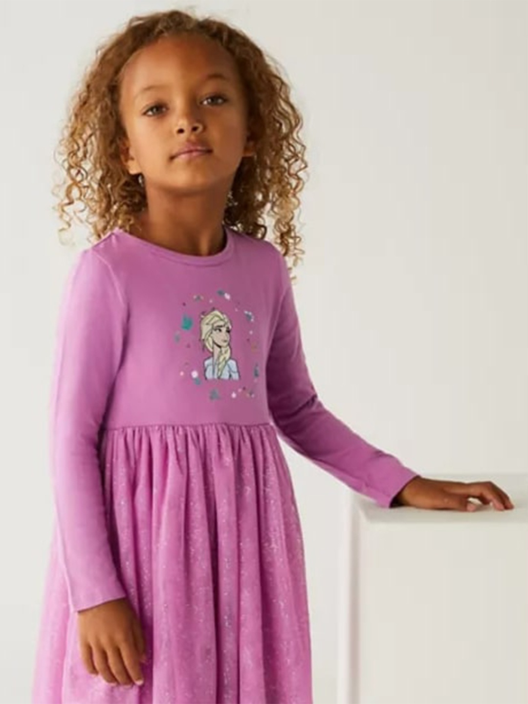 Marks & Spencer Girls Purple Maxi Dress