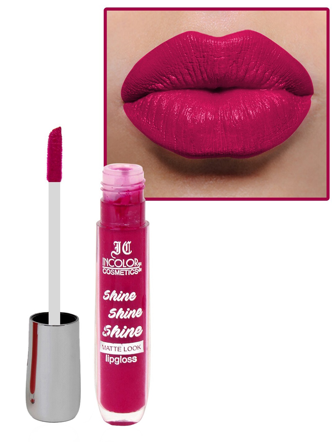 INCOLOR Shine Shine Shine Long-Wearing Lightweight Matte Look Lip Gloss 8ml - Shade 10, Peach
INCOLOR Shine Shine Shine Long-Wearing Lightweight Matte Look Lip Gloss 8ml - Shade 10, Peach