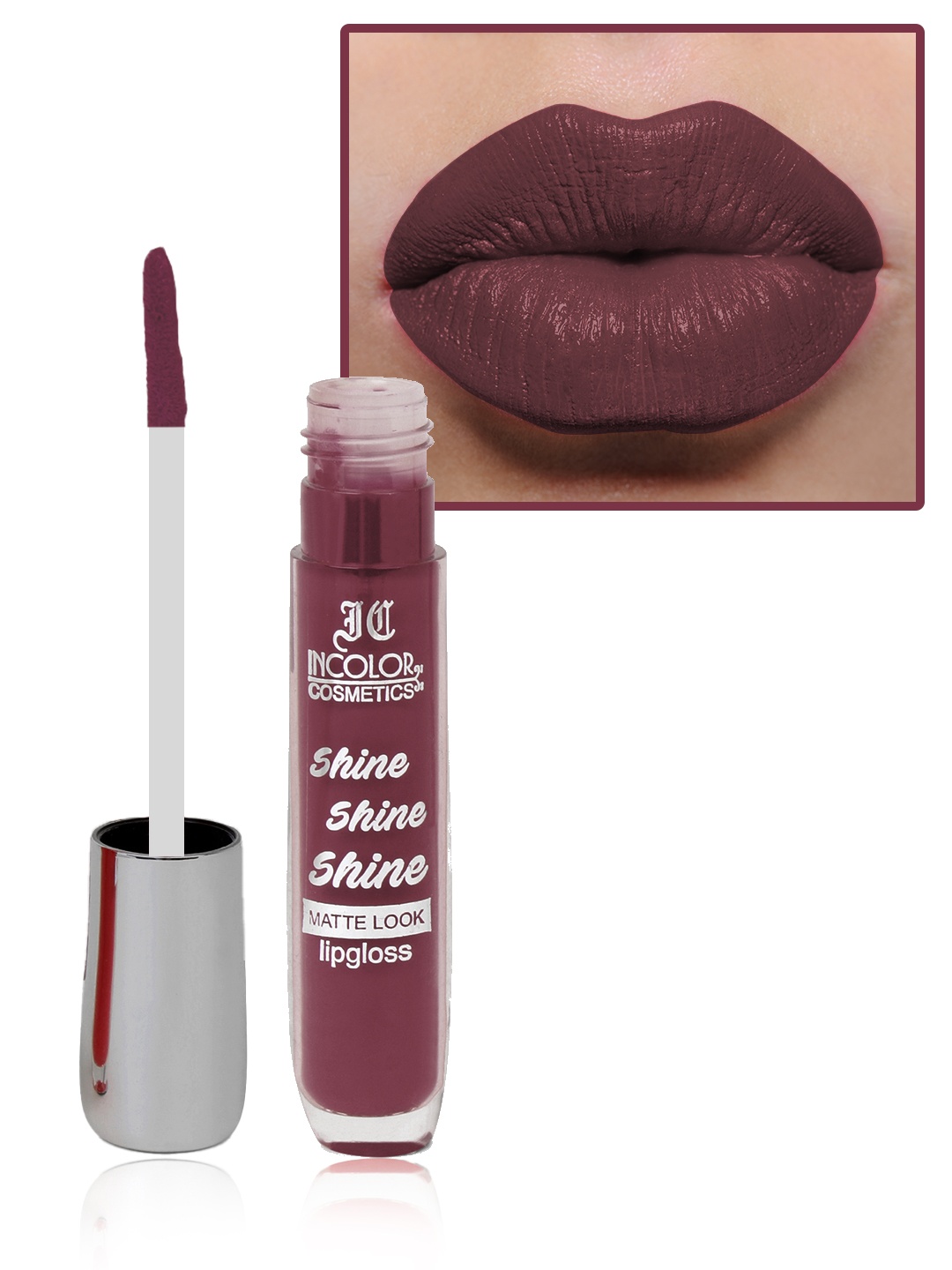 INCOLOR Shine Shine Shine Long-Wearing Lightweight Matte Look Lip Gloss 8ml - Shade 05, Nude
INCOLOR Shine Shine Shine Long-Wearing Lightweight Matte Look Lip Gloss 8ml - Shade 05, Nude